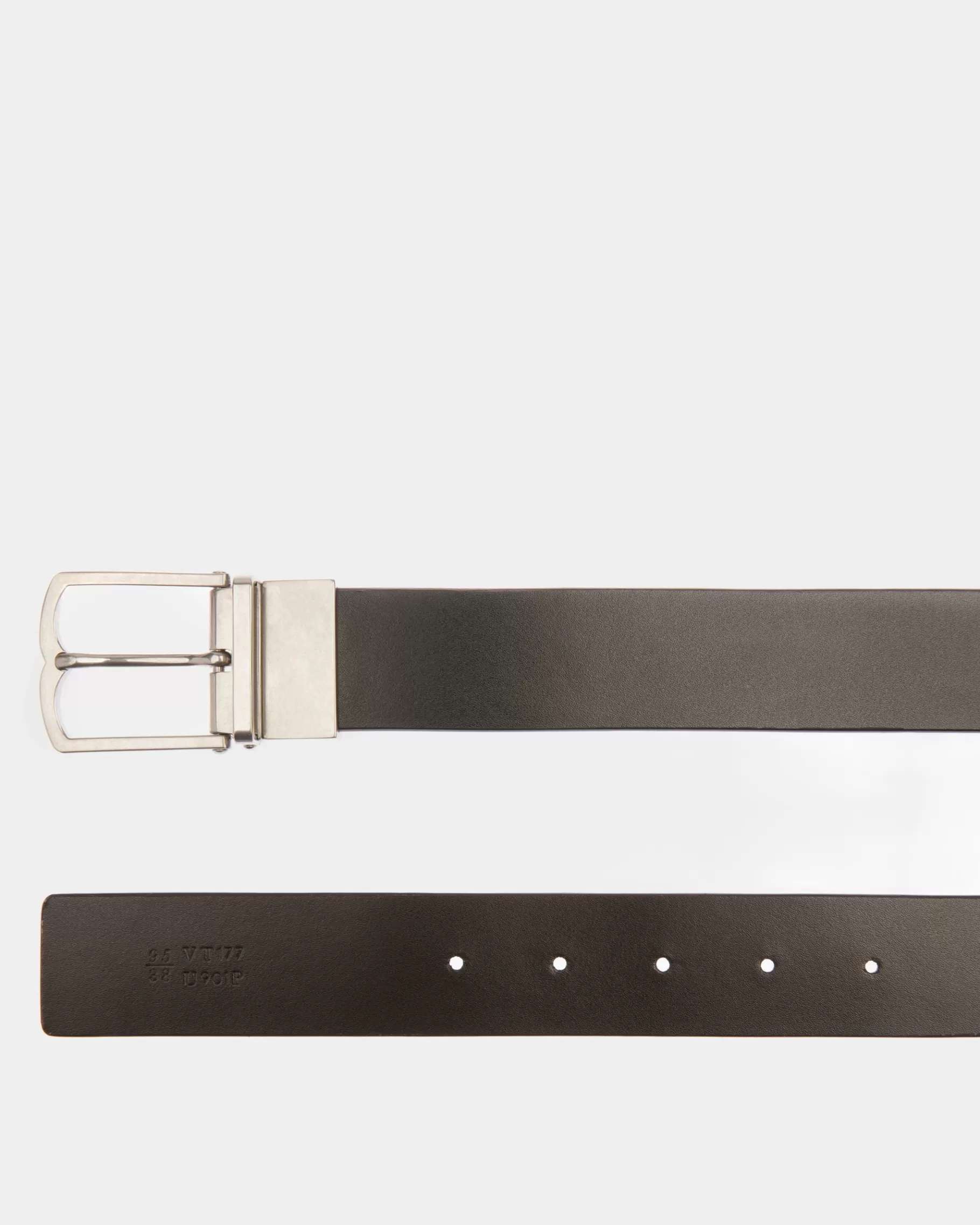 Belts<Bally Dress Belt In Leather Black