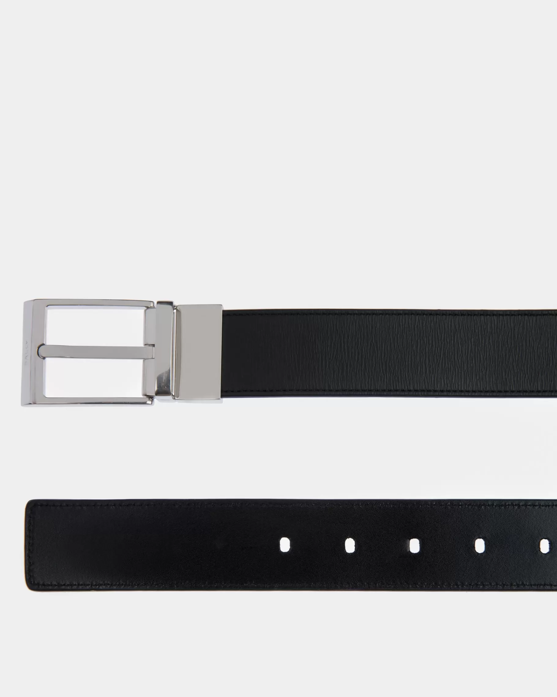 Belts<Bally Dress Belt In Leather Black