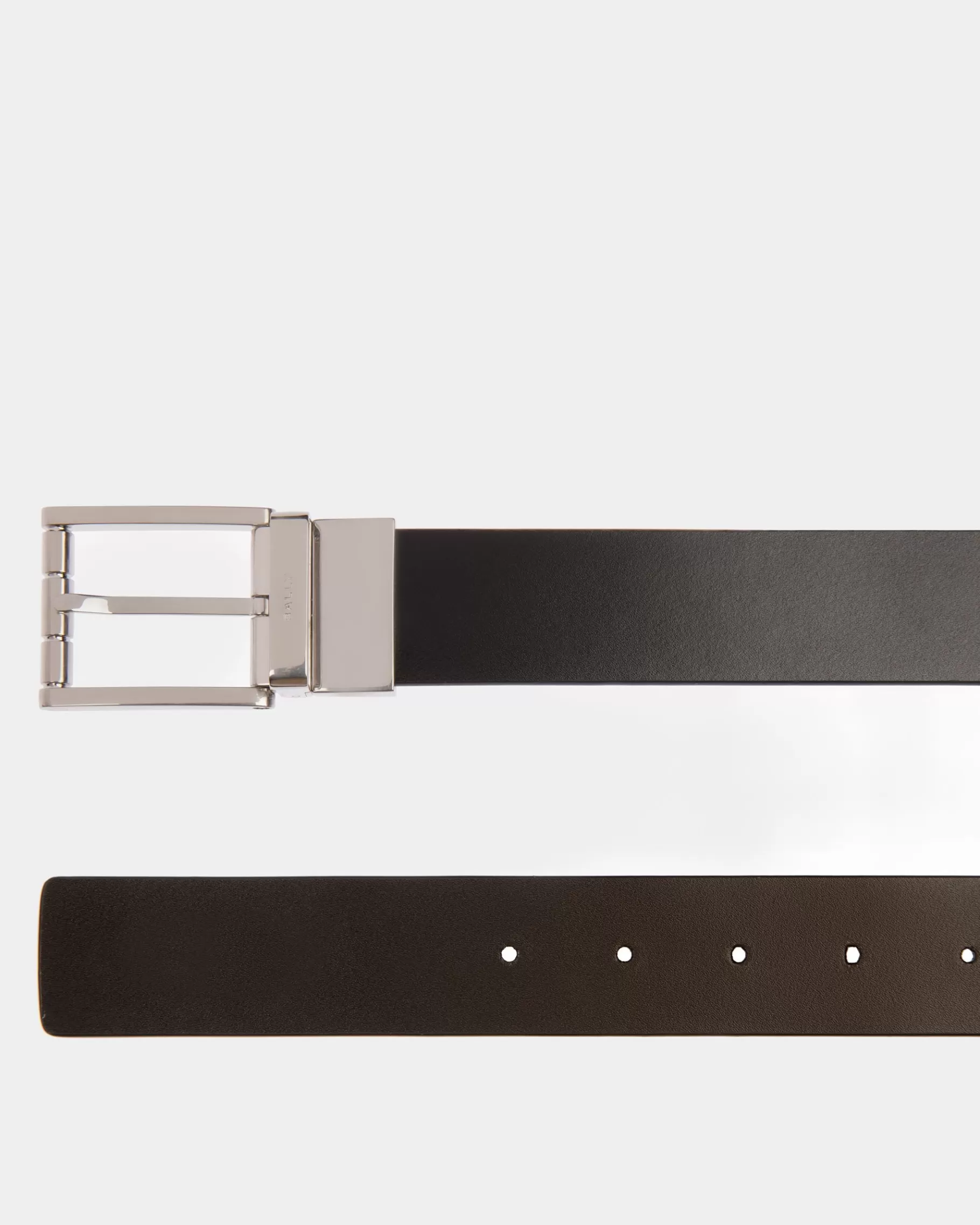 Belts<Bally Dress Belt In Leather Black