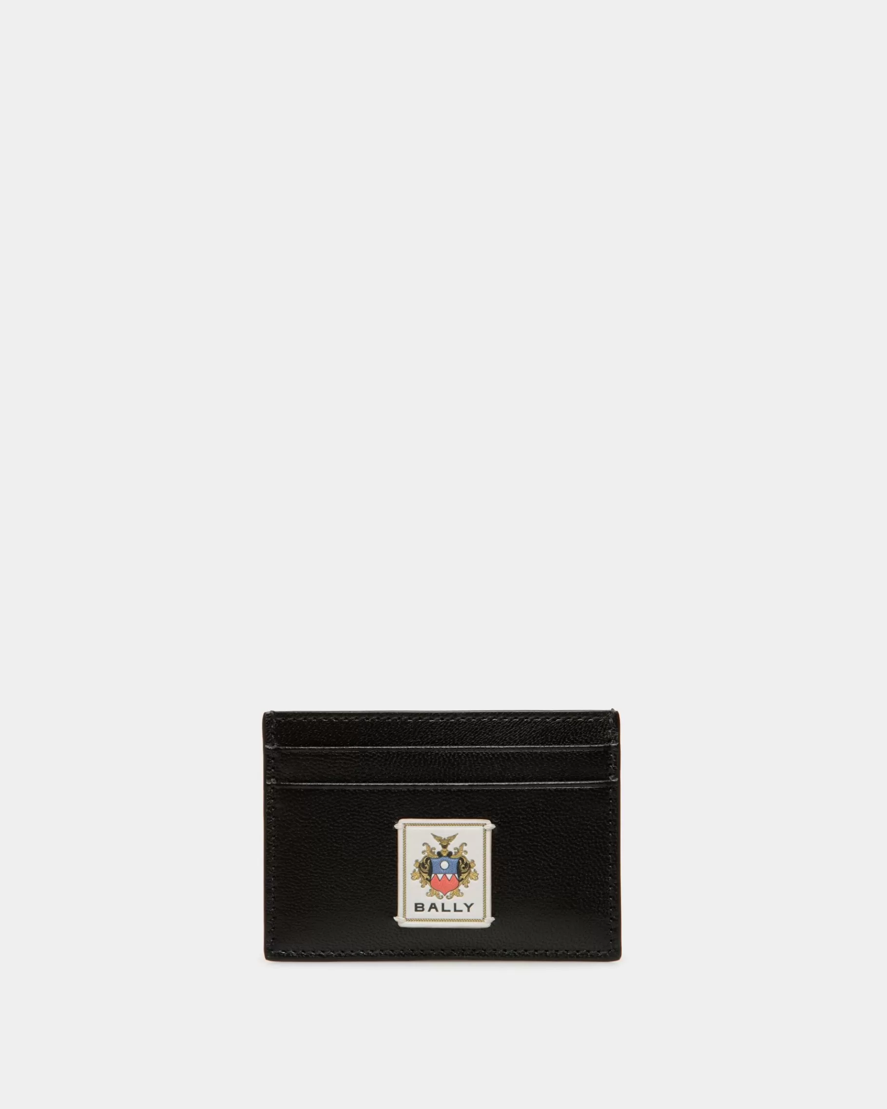 Wallets & Card Holders<Bally Easy Card Holder In Leather Black