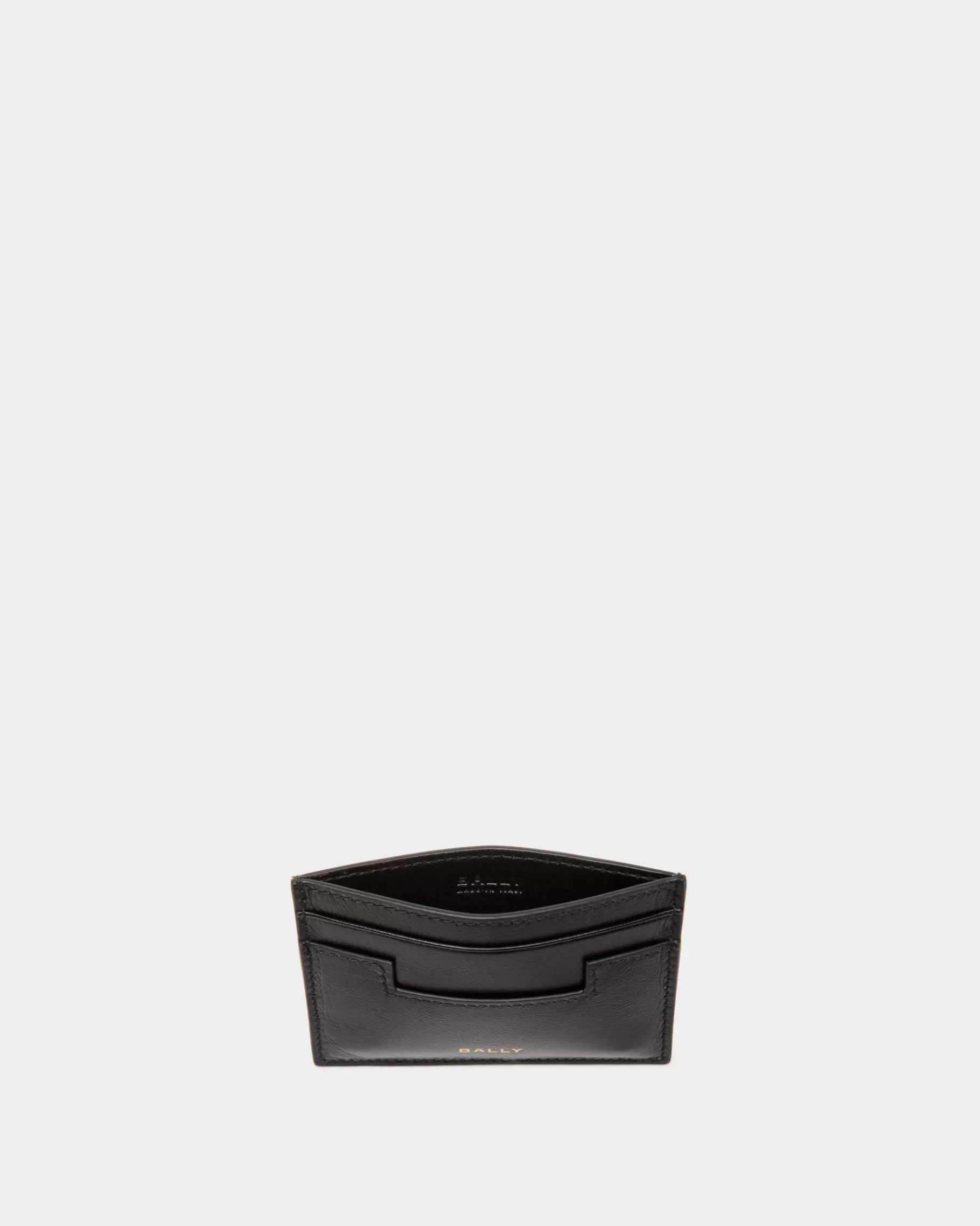 Wallets & Card Holders<Bally Easy Card Holder In Leather Black