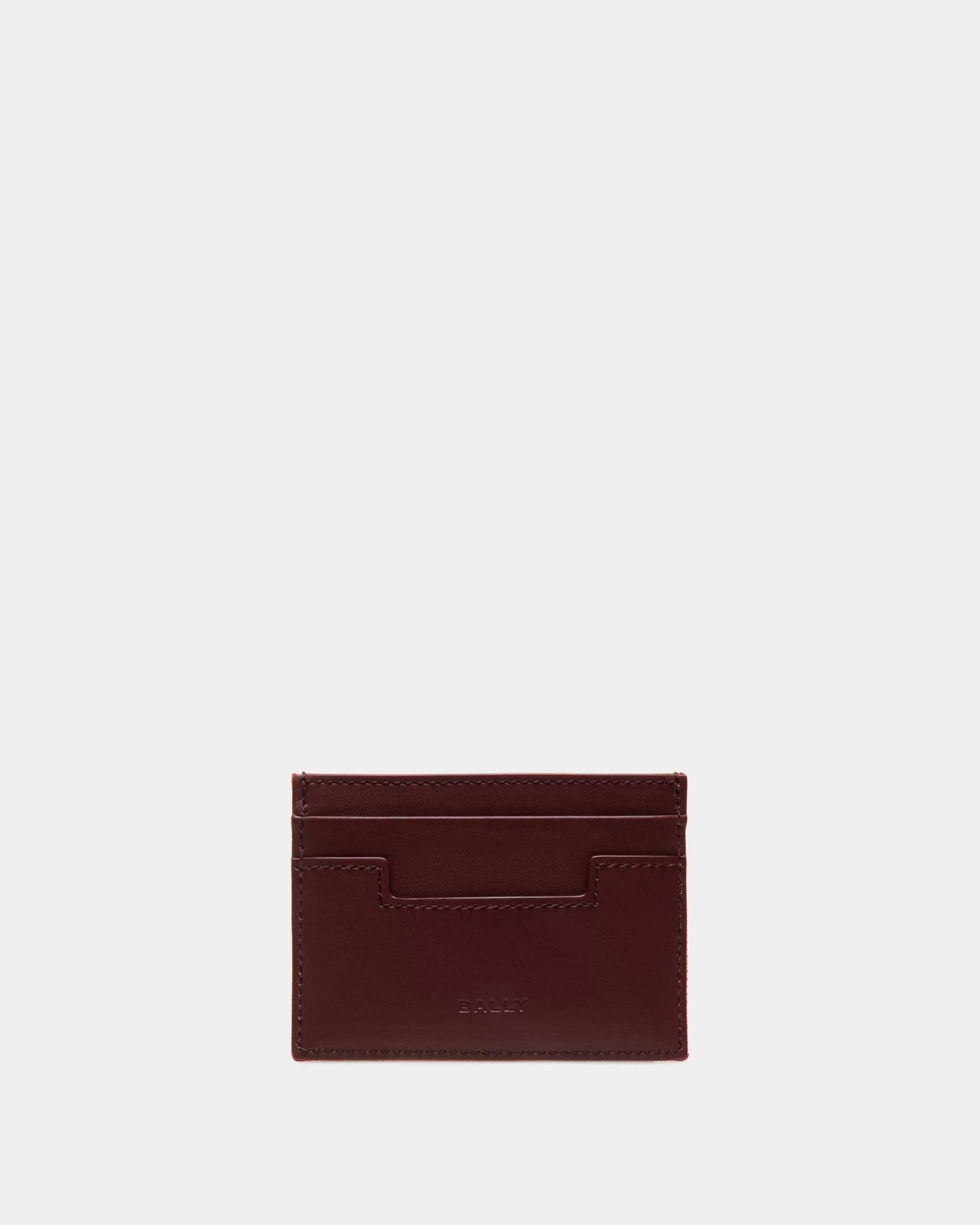 Wallets & Card Holders<Bally Easy Card Holder In Candy Cotton Canvas Red