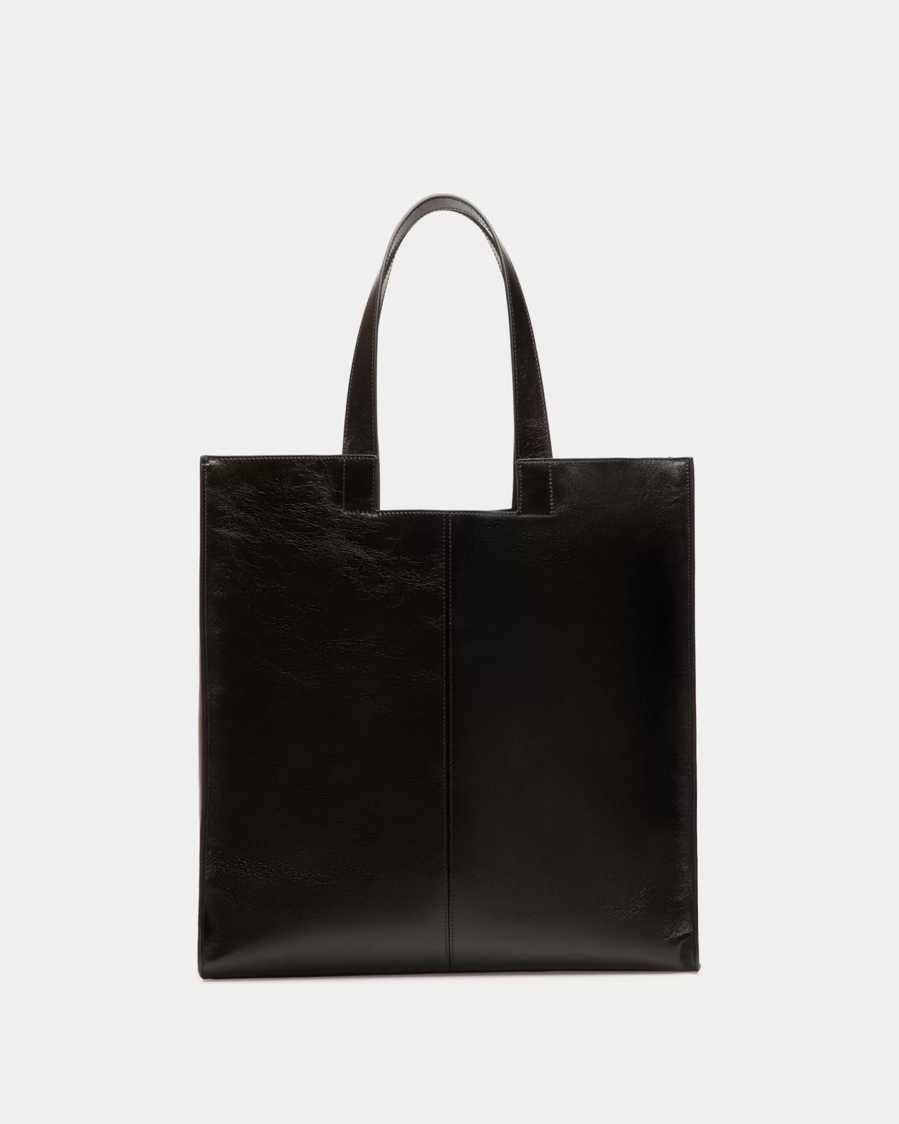Tote Bags<Bally Easy Tote Bag In Leather with Studs Black