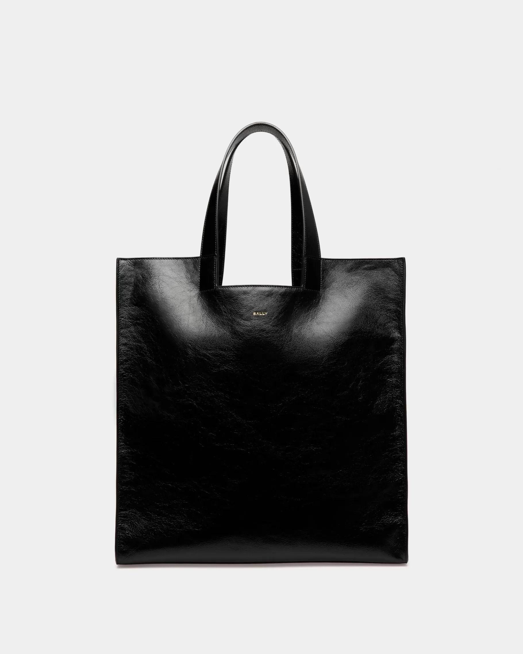 Tote Bags | Tote Bags<Bally Easy Tote In Leather Black