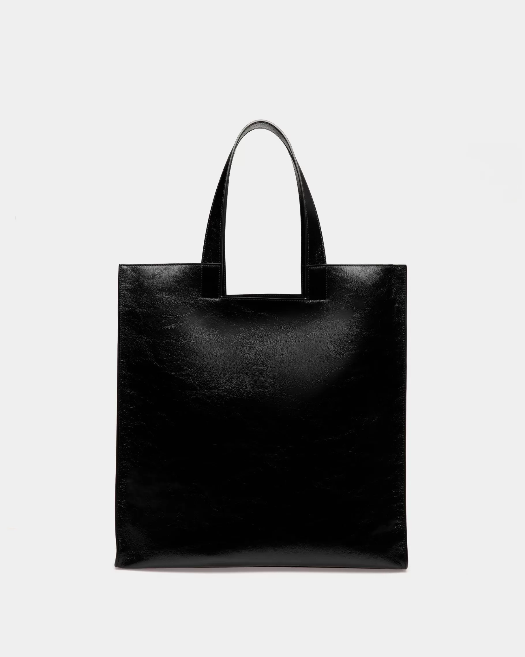 Tote Bags | Tote Bags<Bally Easy Tote In Leather Black