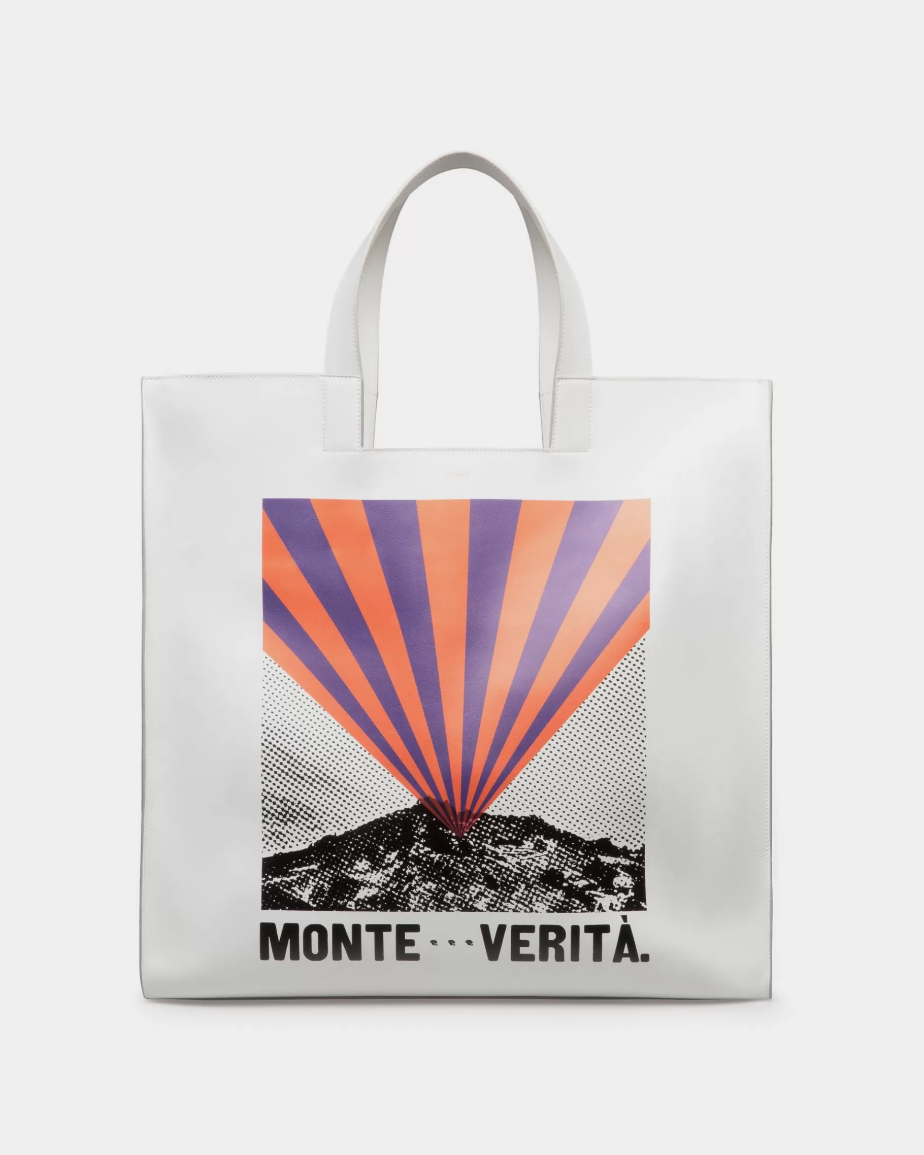 Tote Bags | Tote Bags<Bally Easy Tote in Monte Verità Print Leather Multicolor
