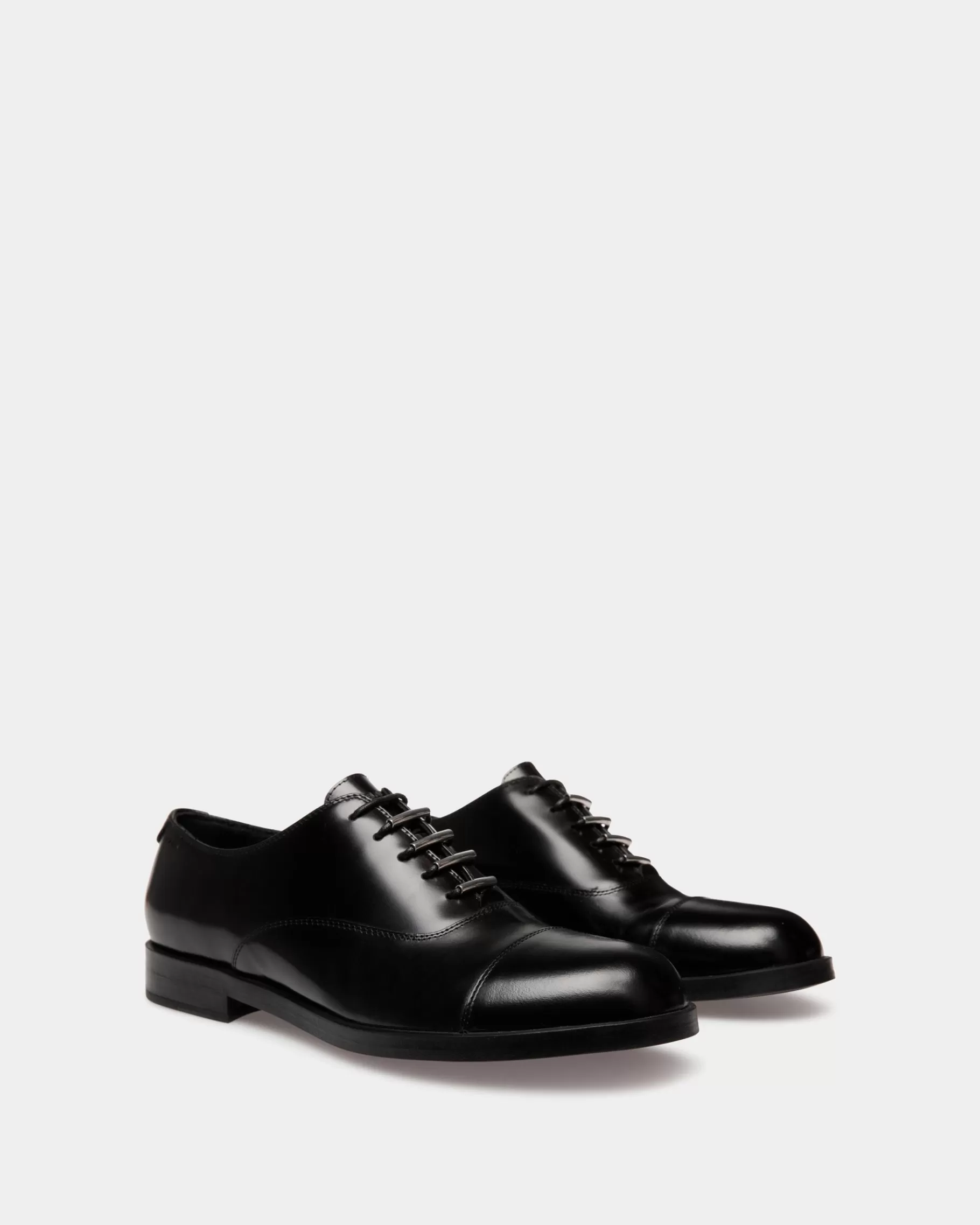 Flats & Moccasins<Bally Egli Oxford In Leather Black