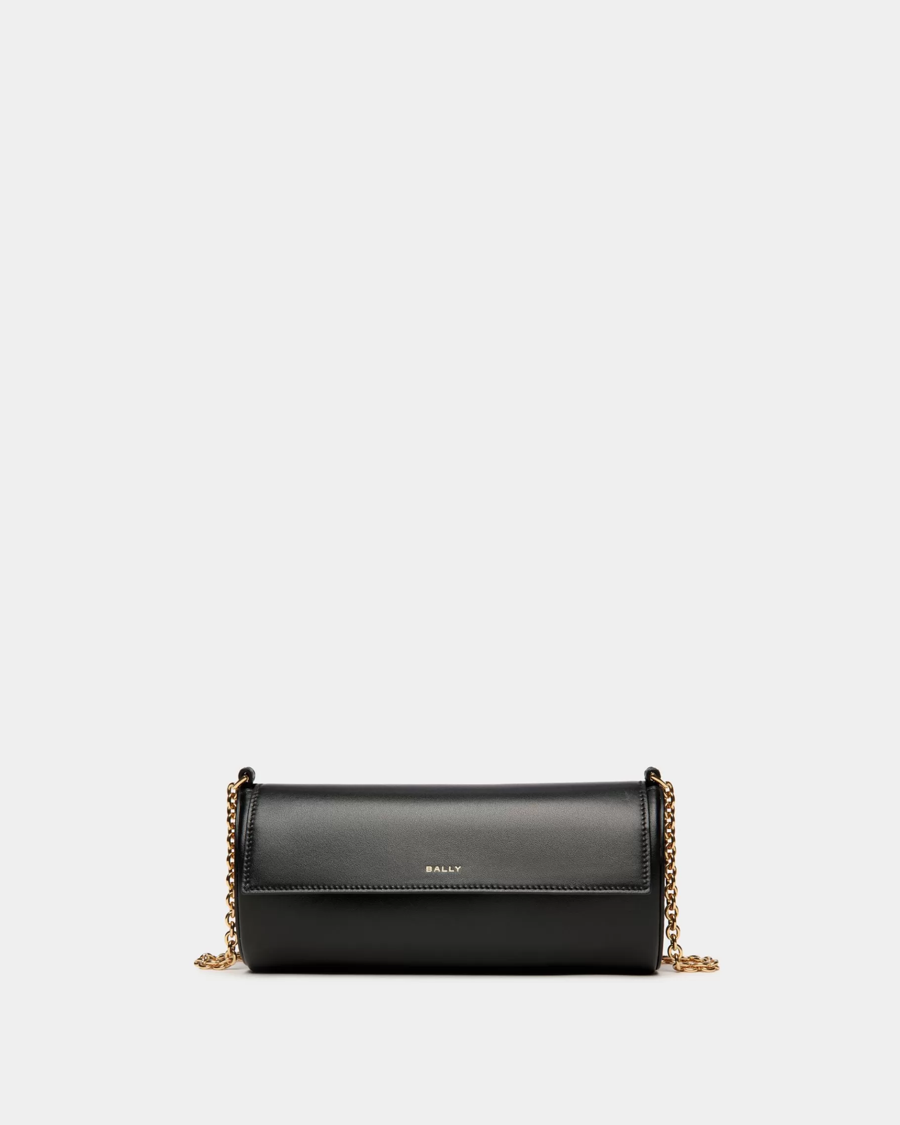 Cross-body Bags<Bally Emblem Minibag In Leather Black