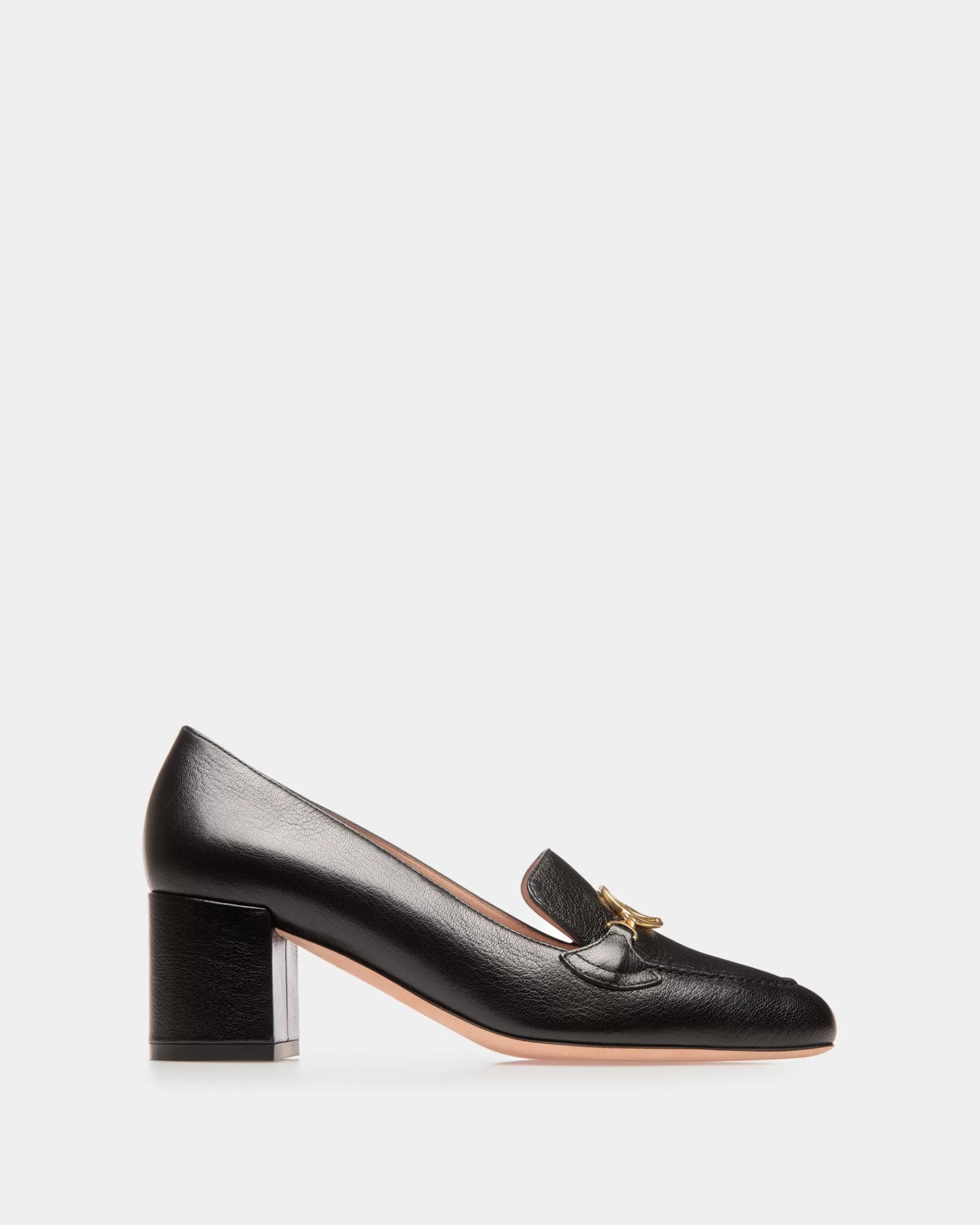 Pumps<Bally Emblem Pumps In Leather Black