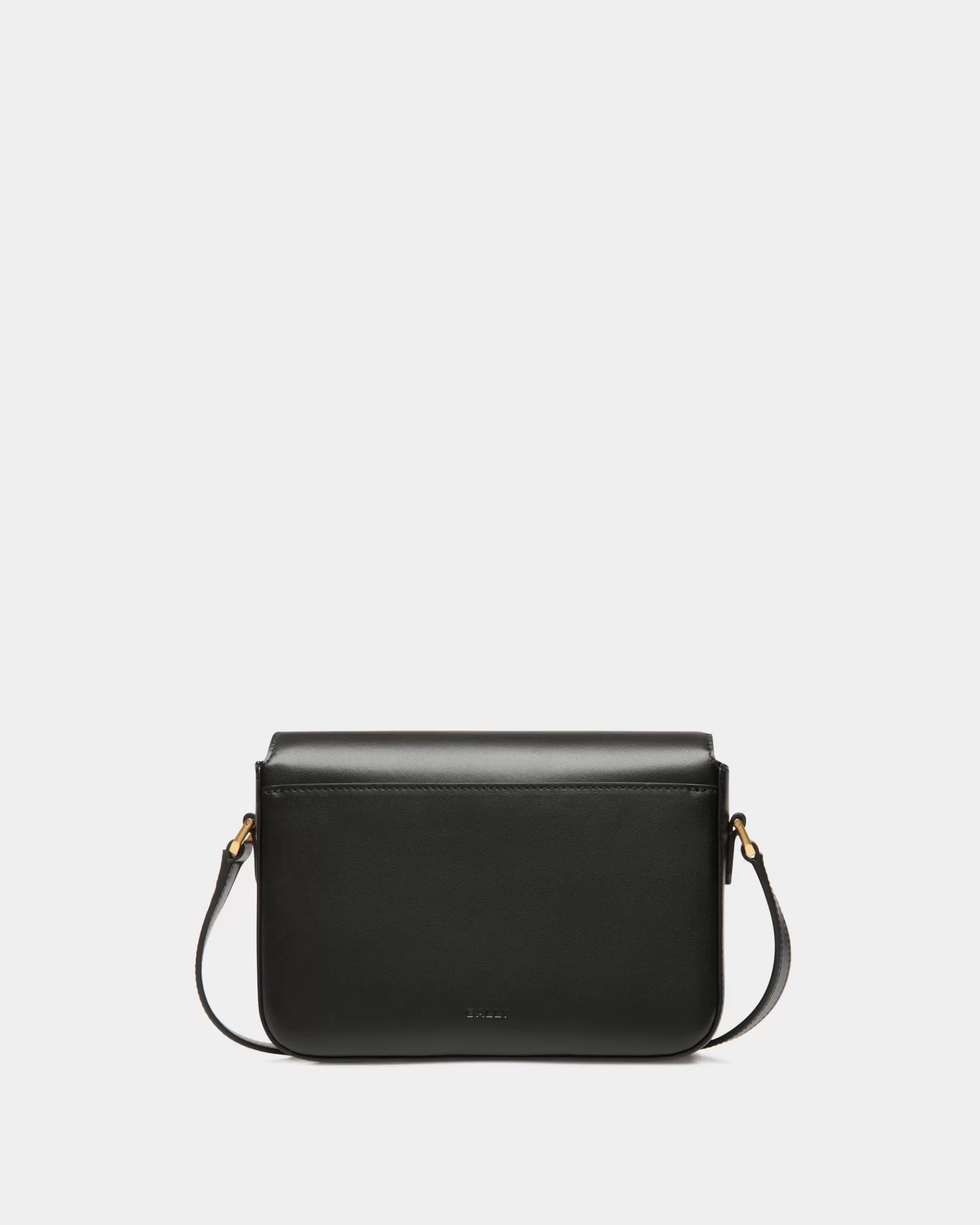 Cross-body Bags<Bally Emblem Small Crossbody Bag In Leather Black