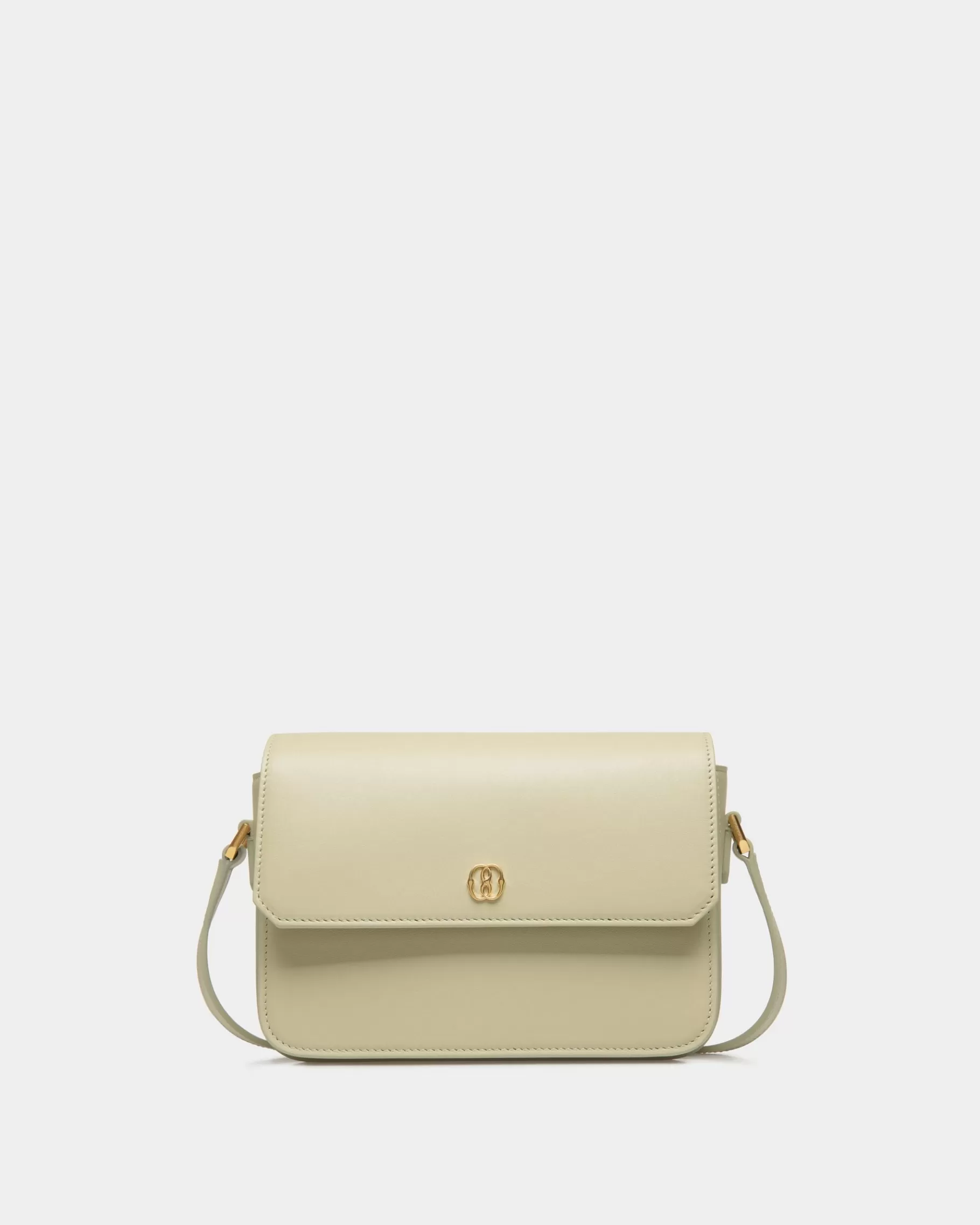 Cross-body Bags<Bally Emblem Small Crossbody Bag In Light Leather Green