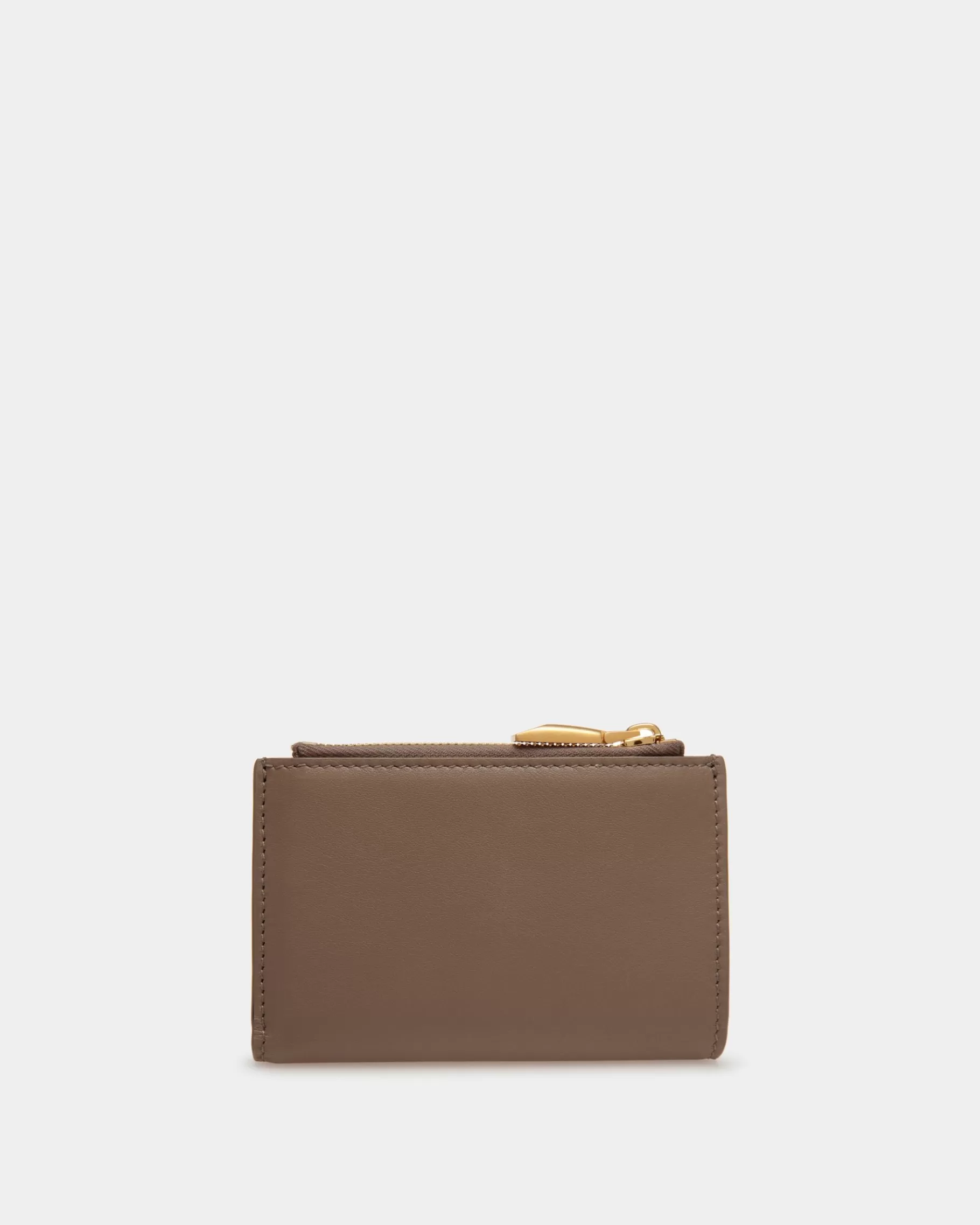 Wallets & Card Holders<Bally Emblem Wallet in Leather Beige