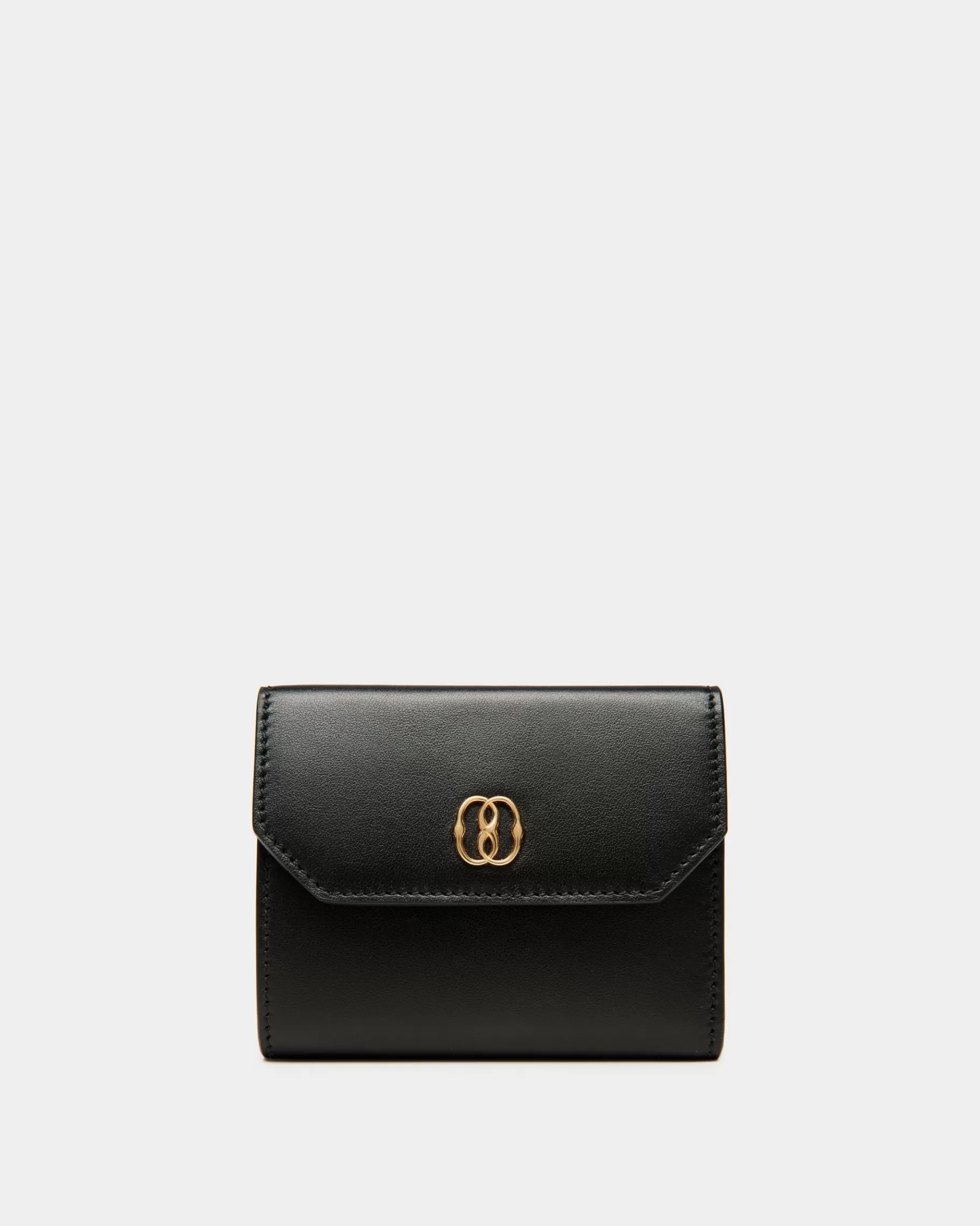 Wallets & Card Holders<Bally Emblem Wallet In Leather Black