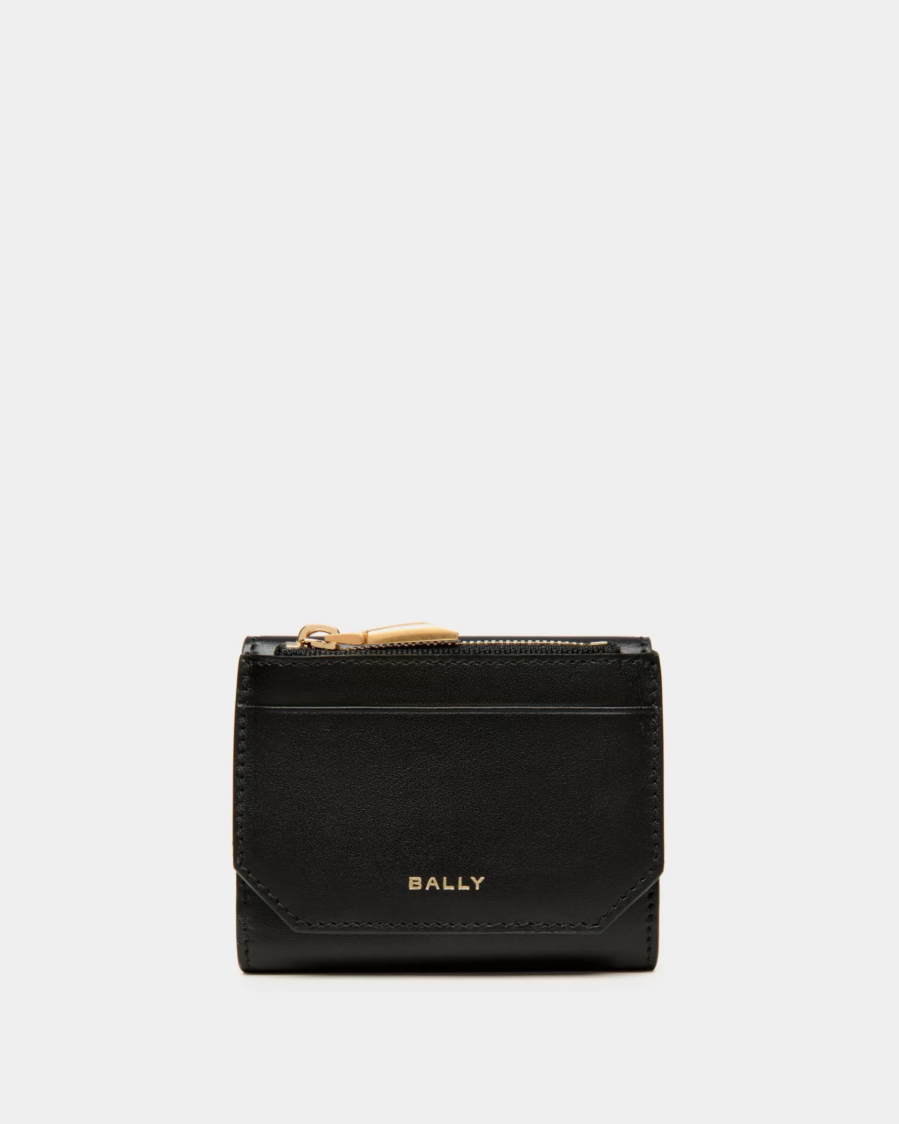 Wallets & Card Holders<Bally Emblem Wallet In Leather Black