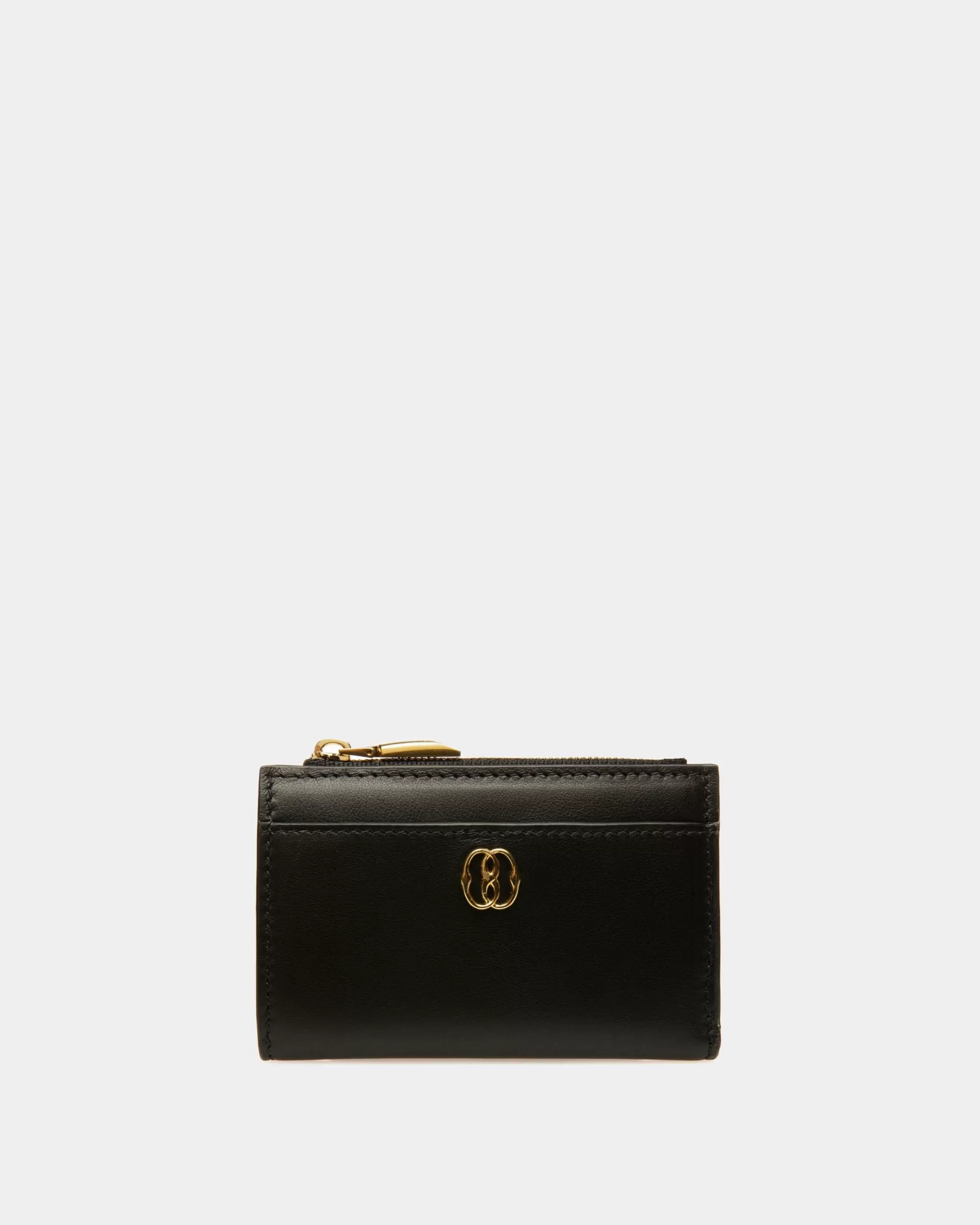 Wallets & Card Holders<Bally Emblem Wallet In Leather Black