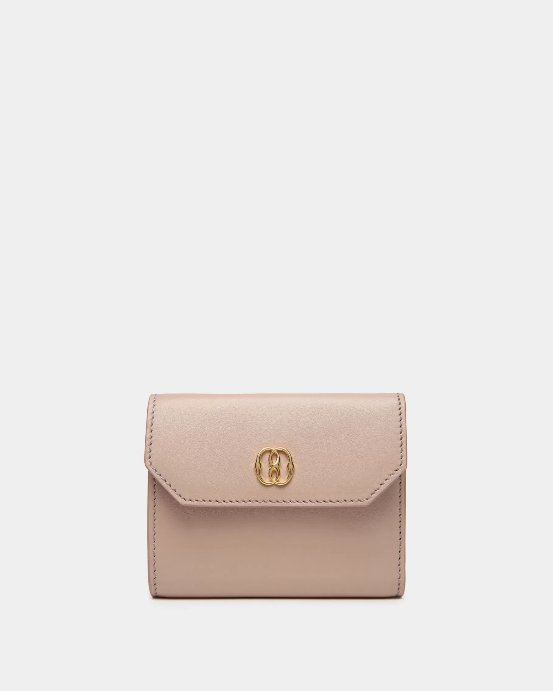 Wallets & Card Holders<Bally Emblem Wallet In Light Leather Beige