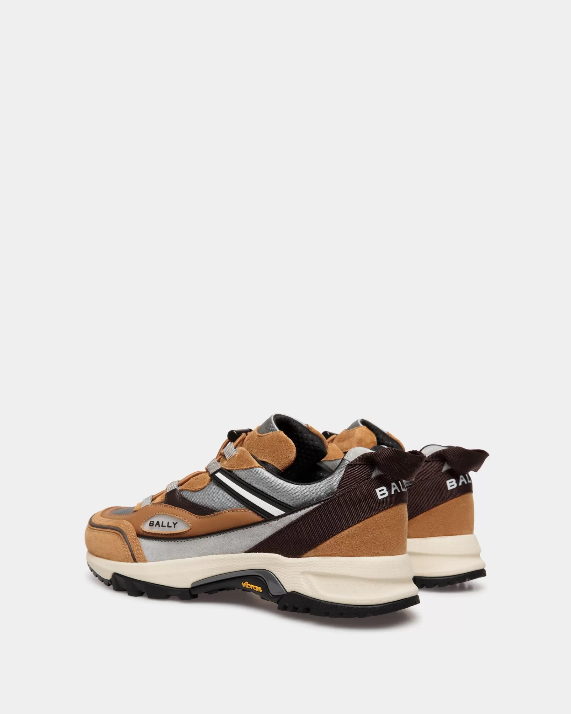 Sneakers<Bally Faster Sneaker In Leather and Nylon Multicolor