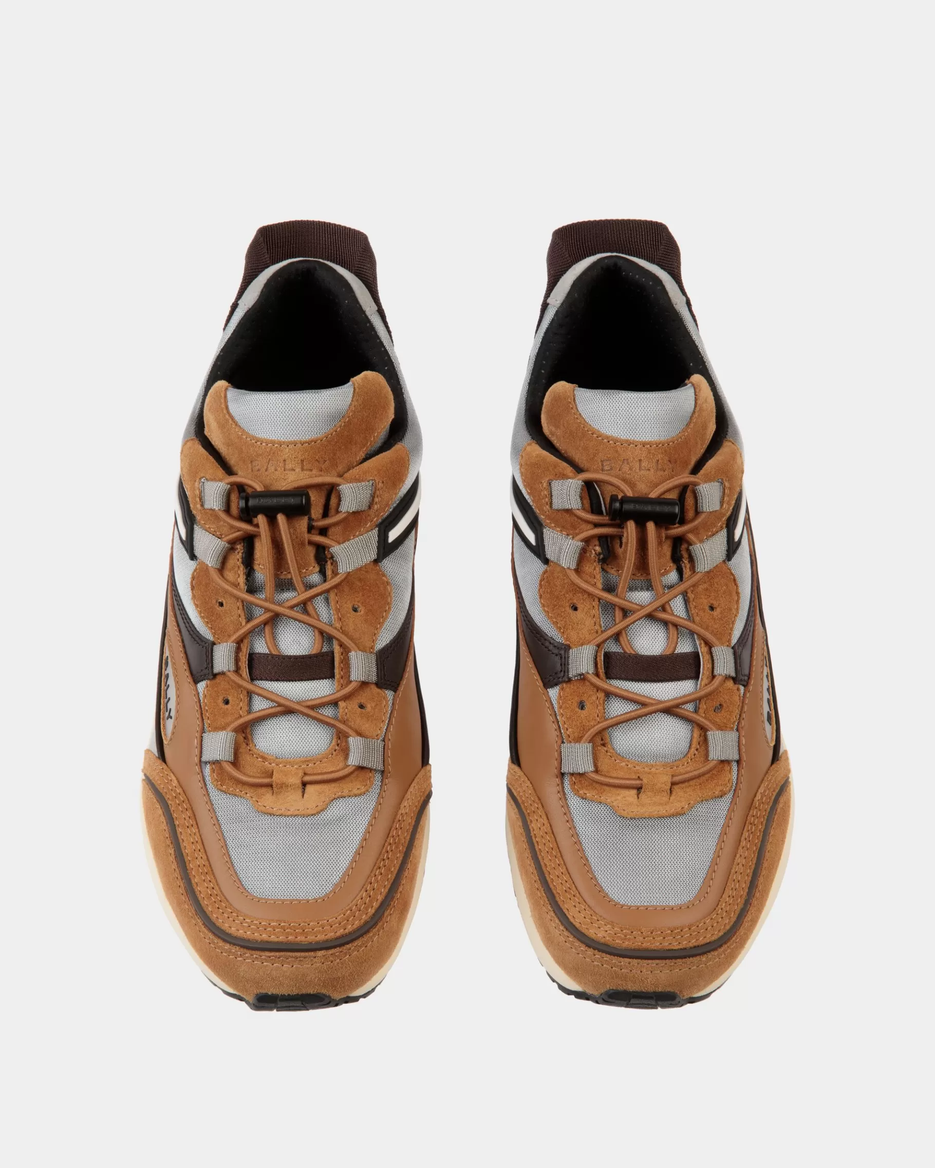 Sneakers<Bally Faster Sneaker In Leather and Nylon Multicolor
