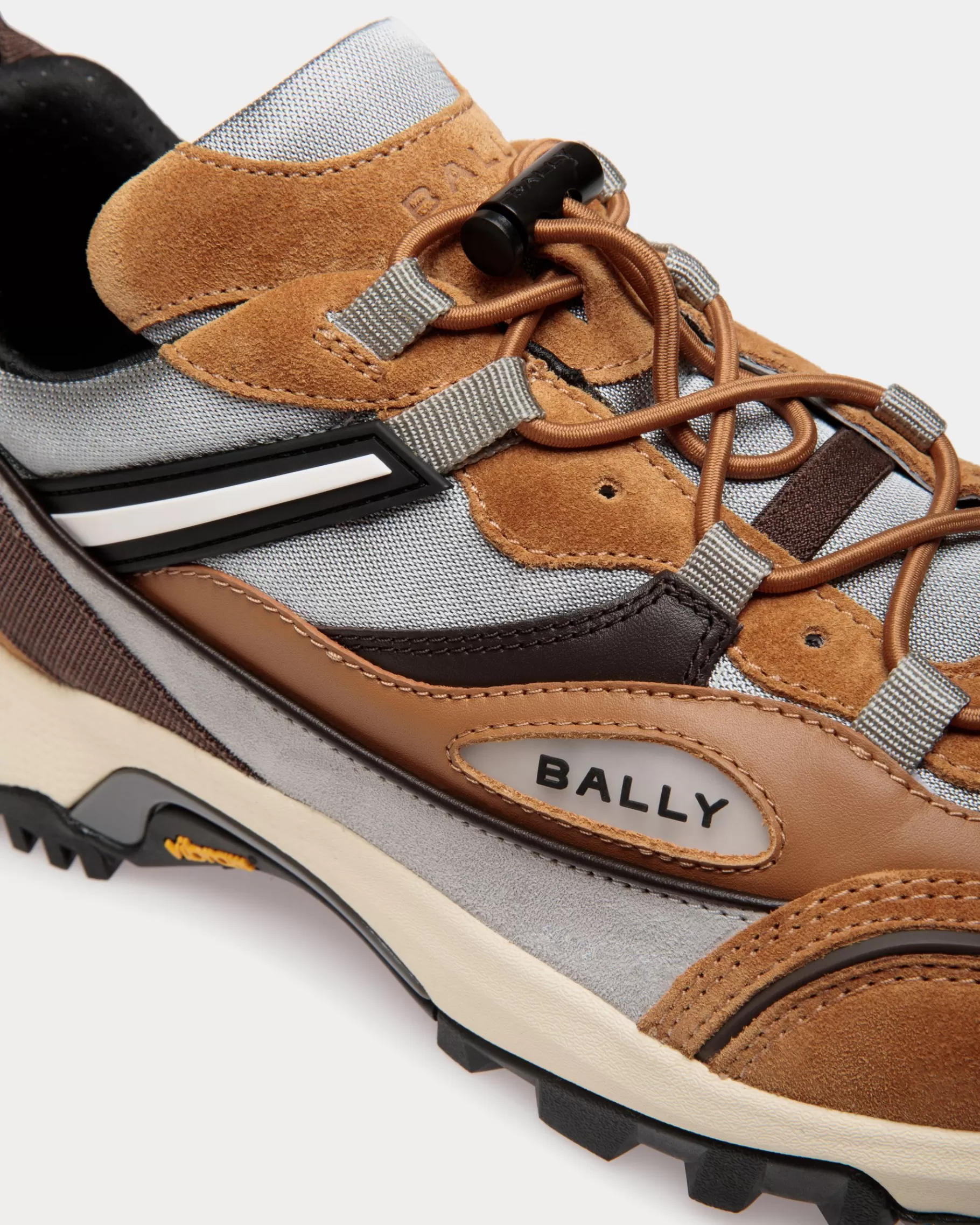 Sneakers<Bally Faster Sneaker In Leather and Nylon Multicolor