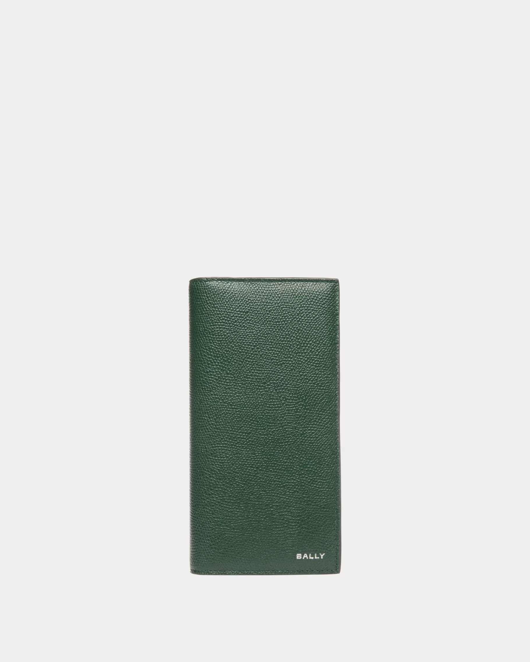 Wallets & Card Holders<Bally Flag Continental Wallet in Bottle Leather Green