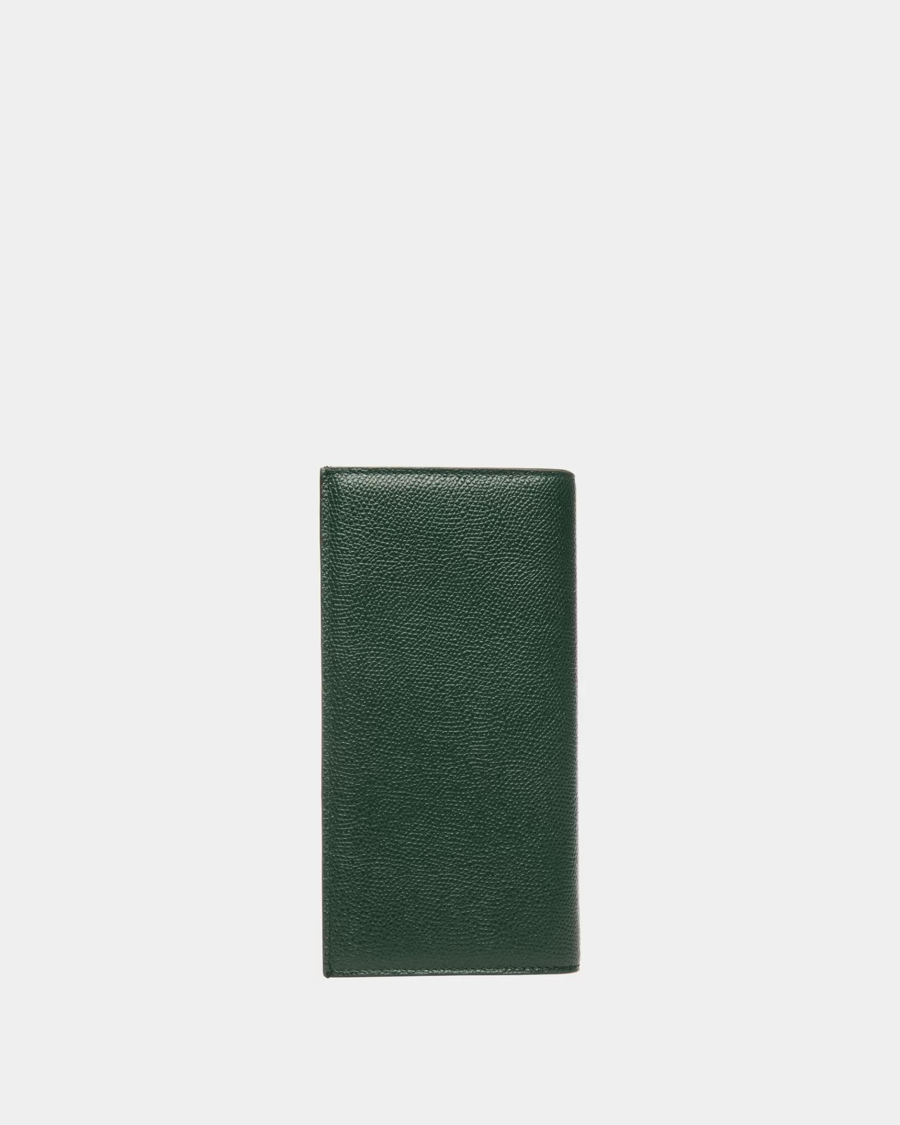 Wallets & Card Holders<Bally Flag Continental Wallet in Bottle Leather Green
