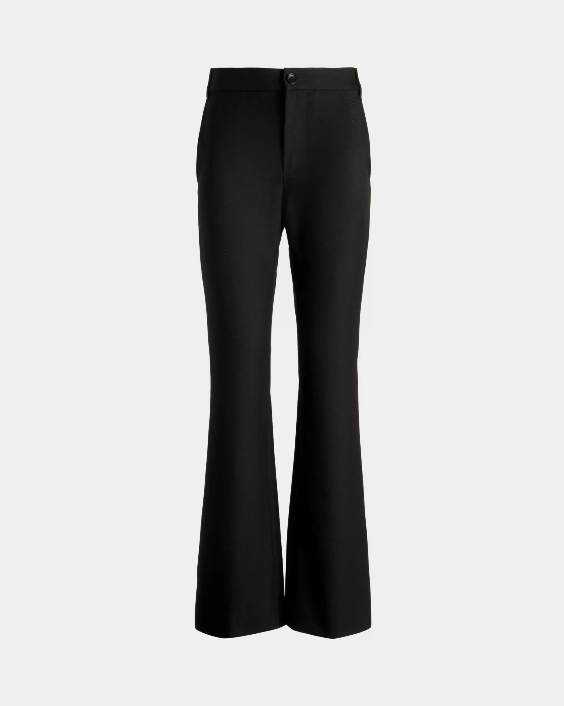 Pants<Bally Flared Pants In Wool Black