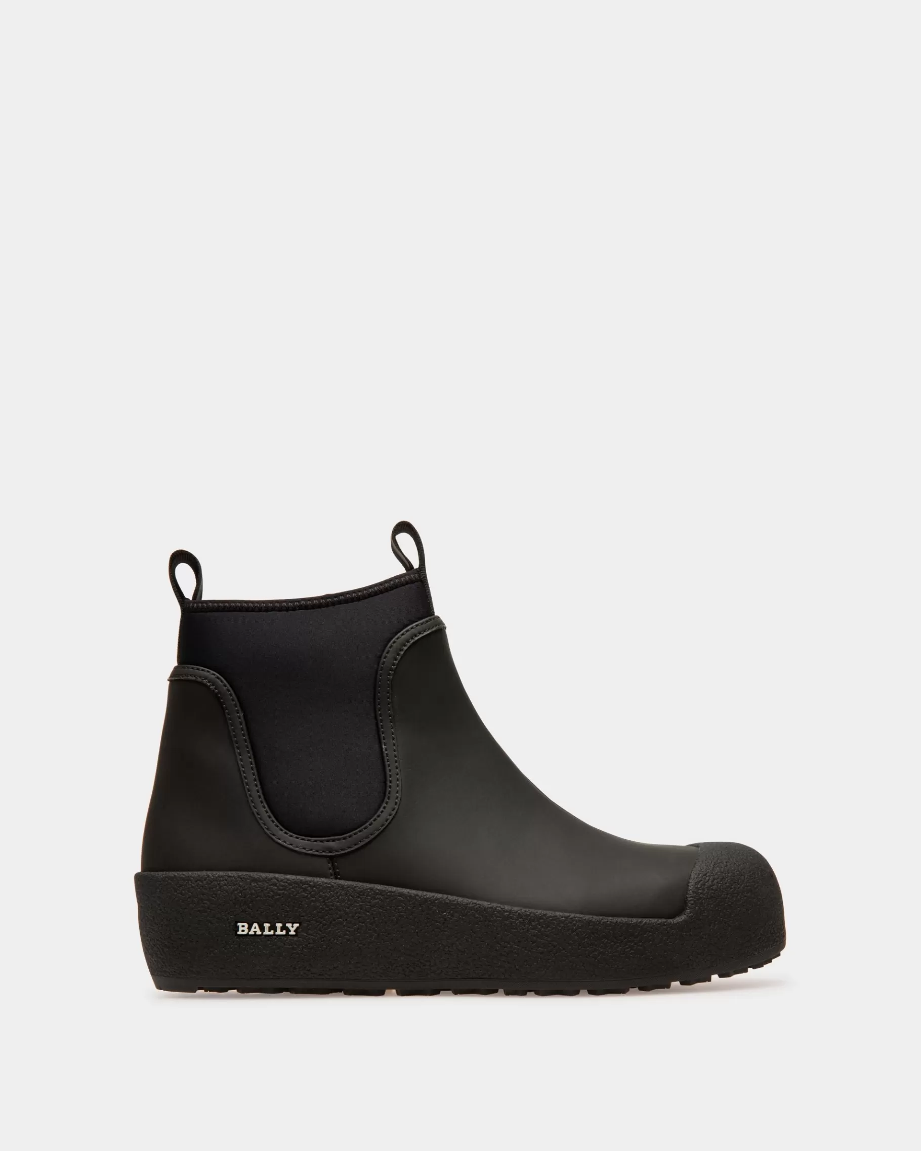 Boots & Ankle Boots<Bally Gadey Leather And Rubber Boots In Black