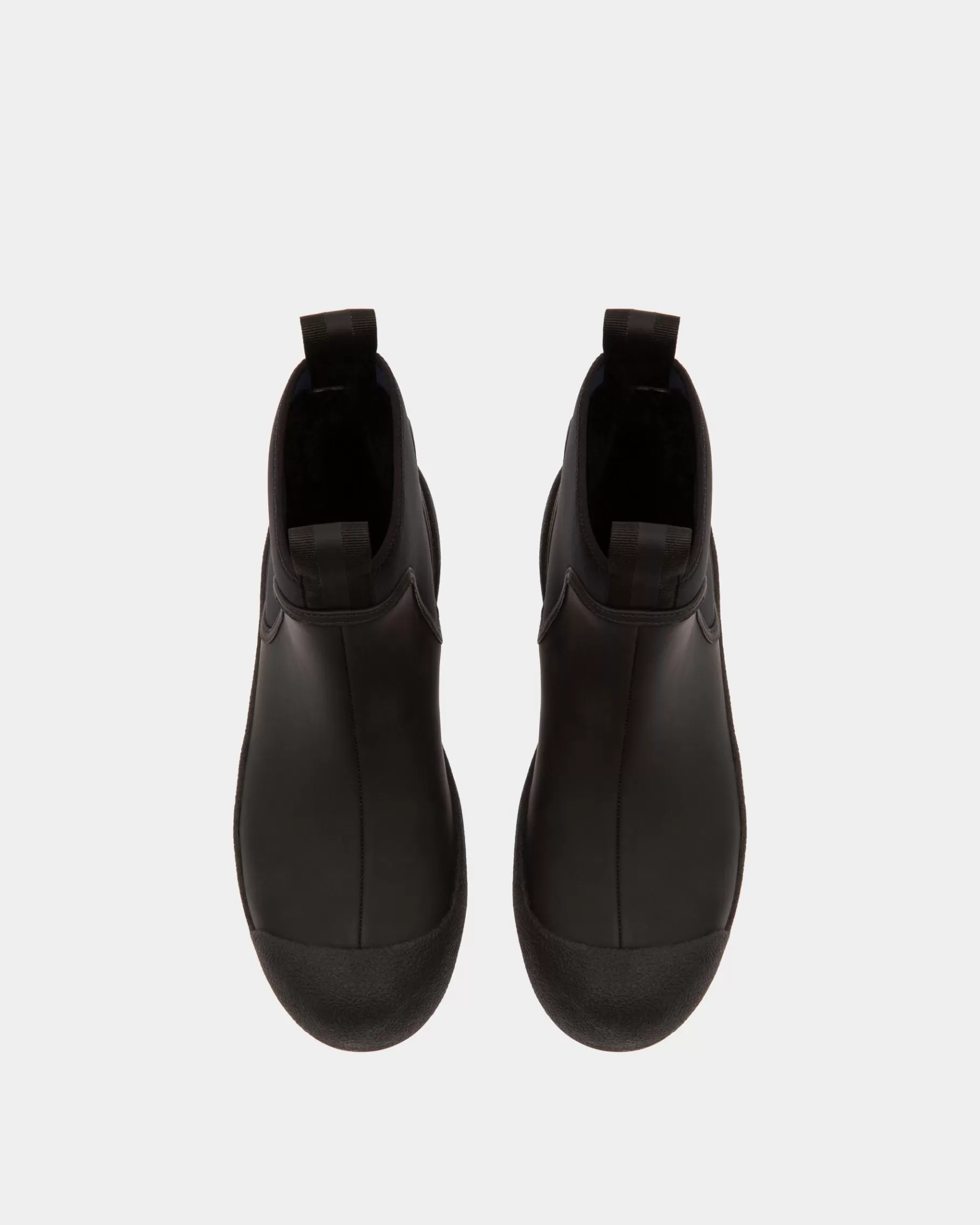 Boots & Ankle Boots<Bally Gadey Leather And Rubber Boots In Black