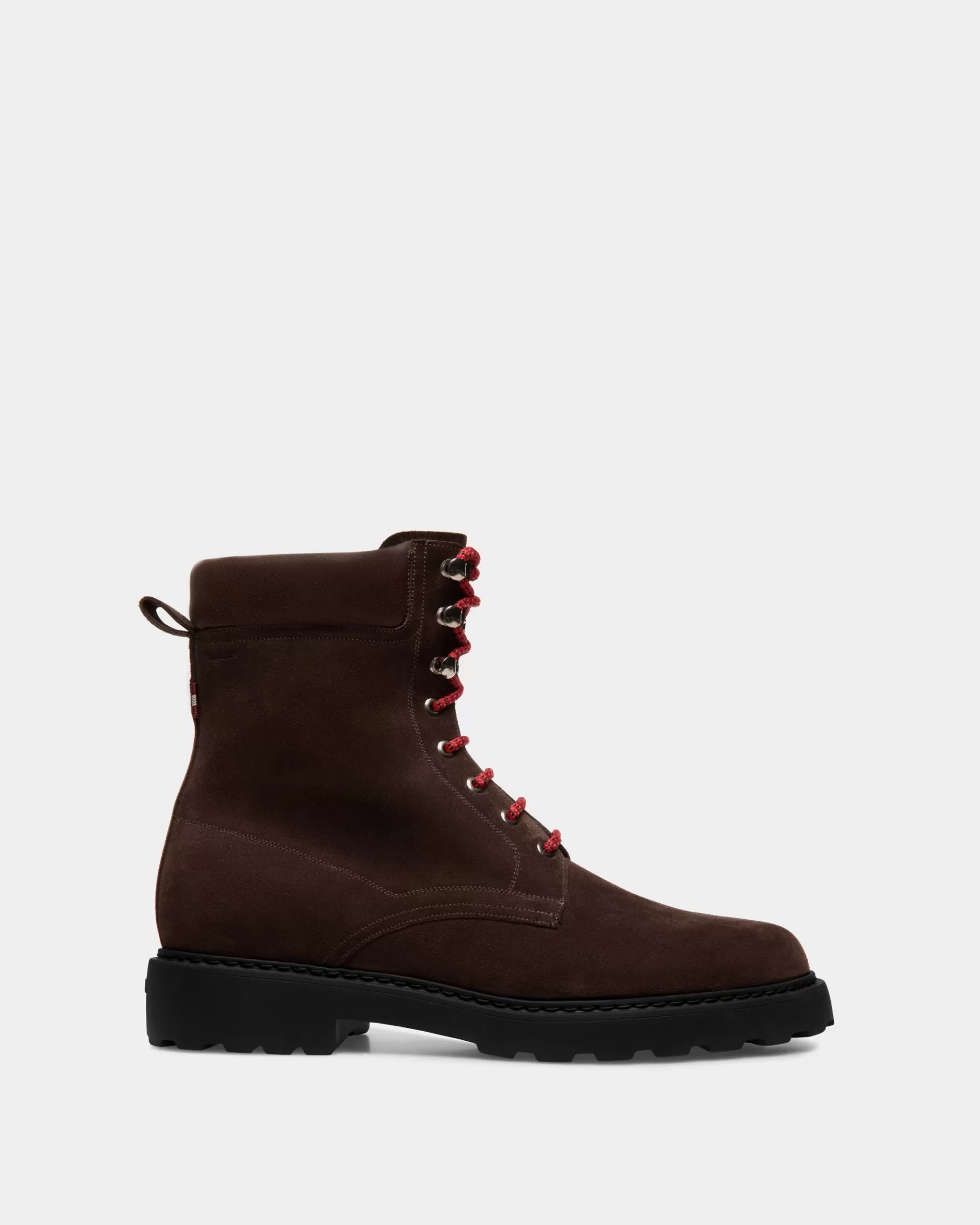 Boots & Ankle Boots<Bally Gusto Bootie in Ebano Suede Brown