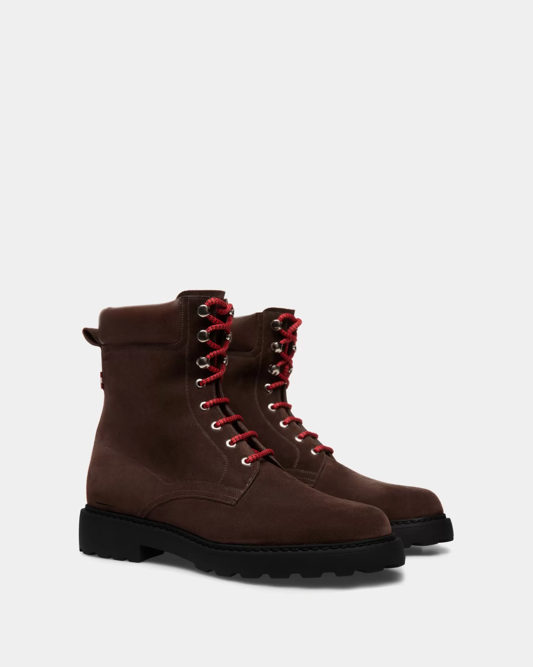 Boots & Ankle Boots<Bally Gusto Bootie in Ebano Suede Brown