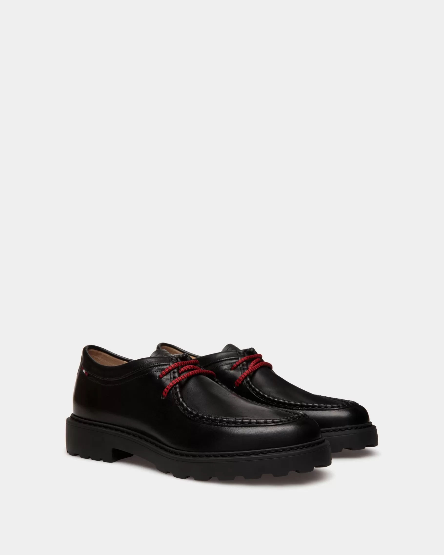 Lace Ups & Monks<Bally Gusto Derby in Leather Black