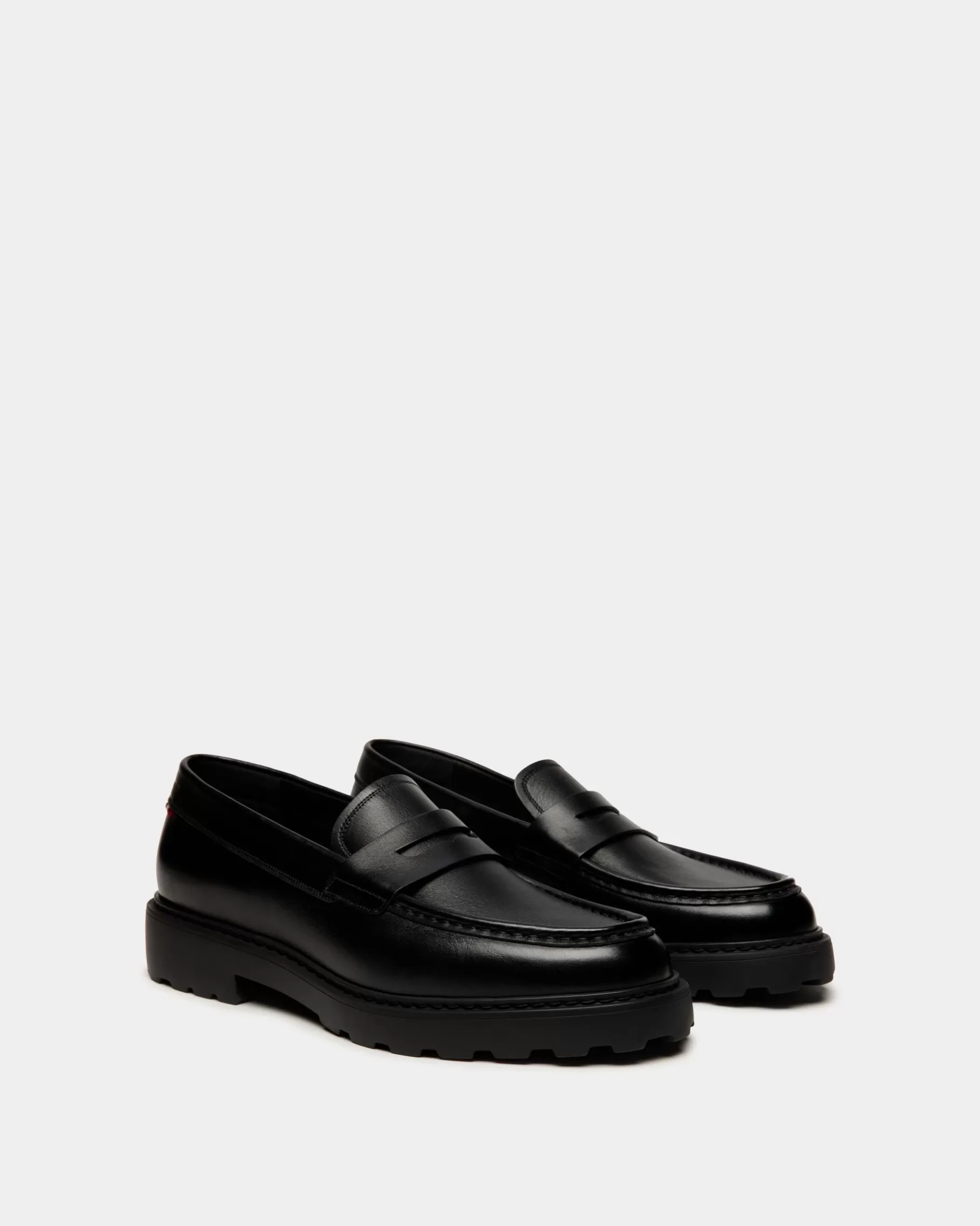 Loafers & Moccasins<Bally Gusto Loafer In Leather Black
