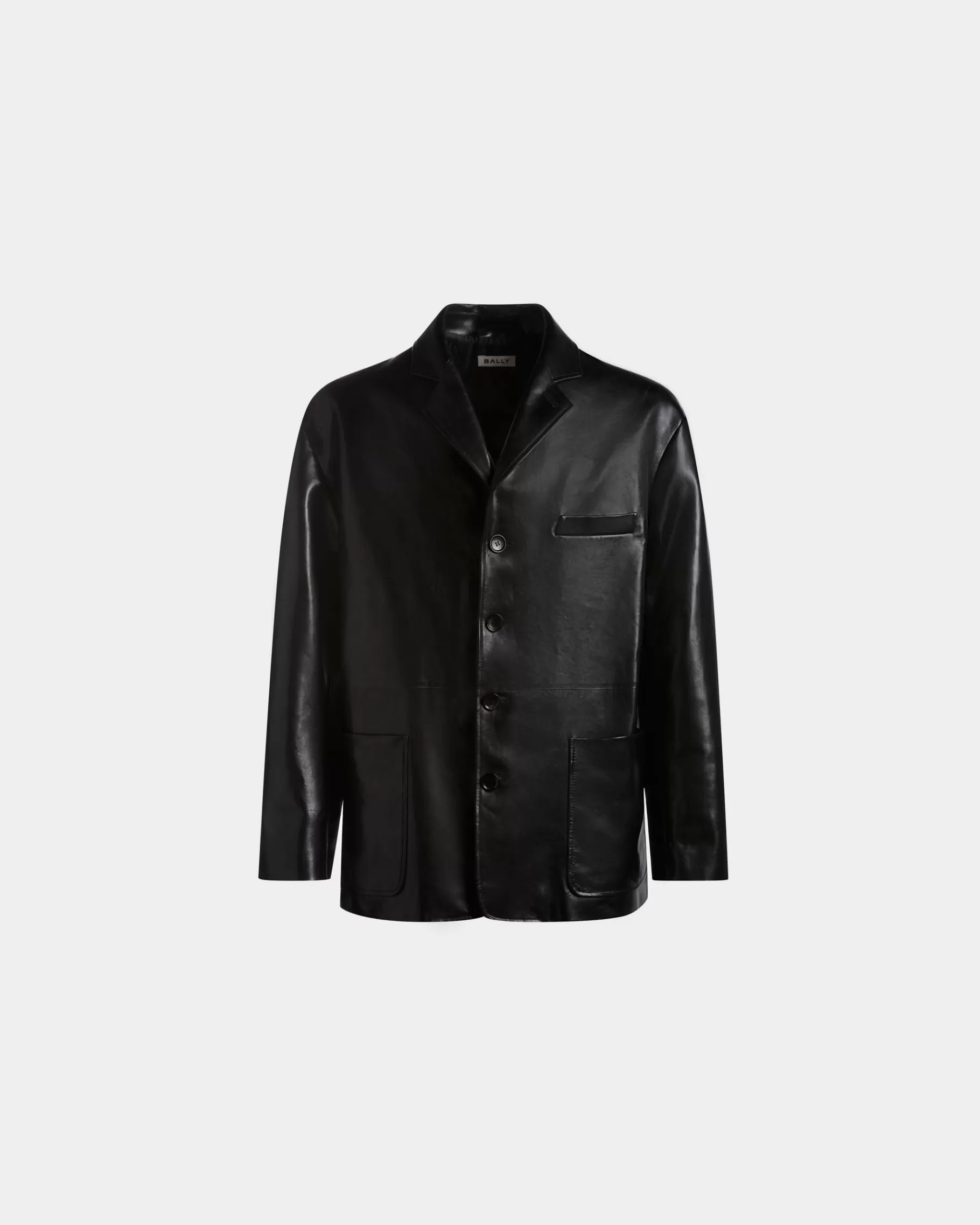 Leather | Coats & Jackets<Bally Jacket in Leather Black