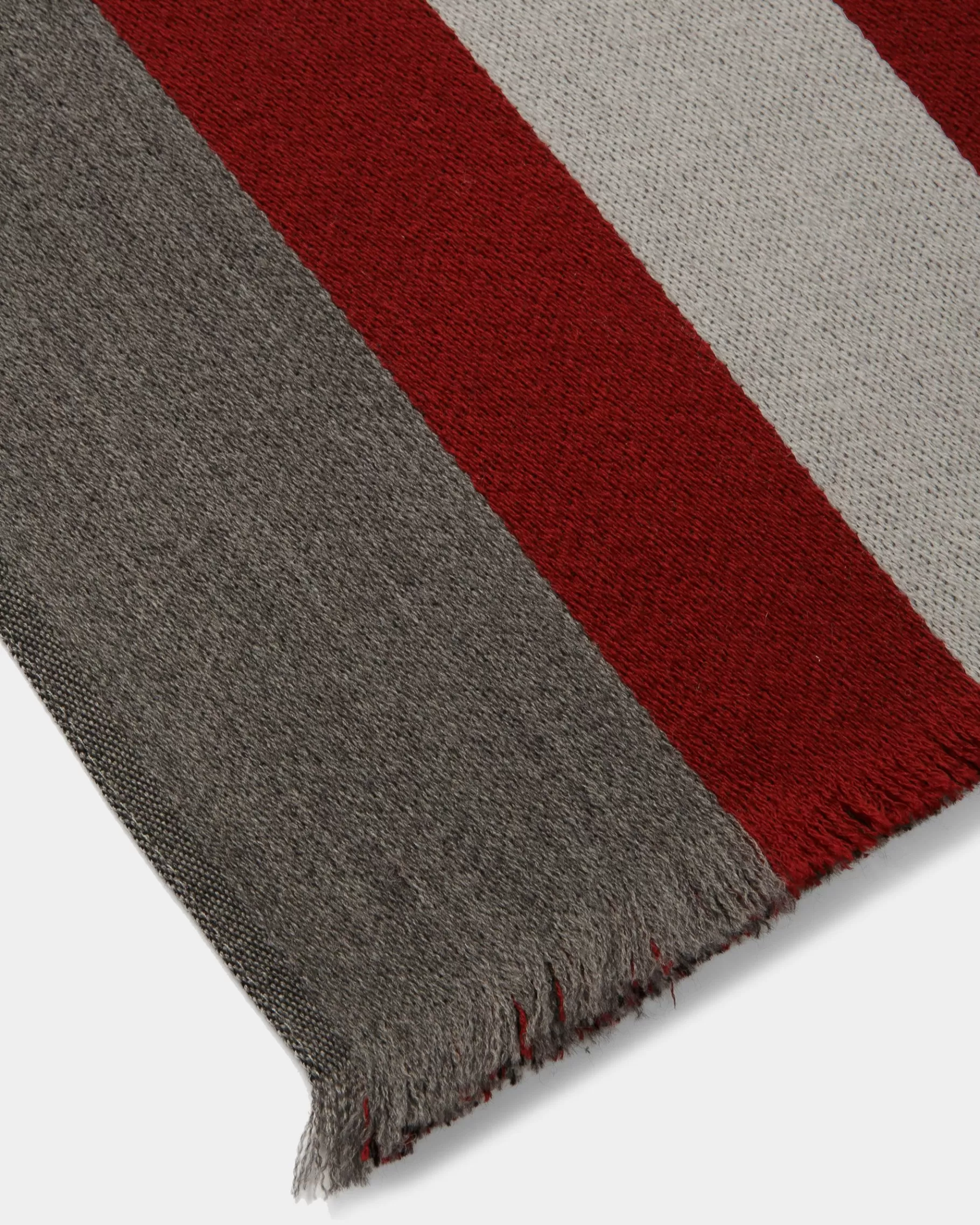 Scarves<Bally Jacquard Scarf In Dark Mineral Wool Grey