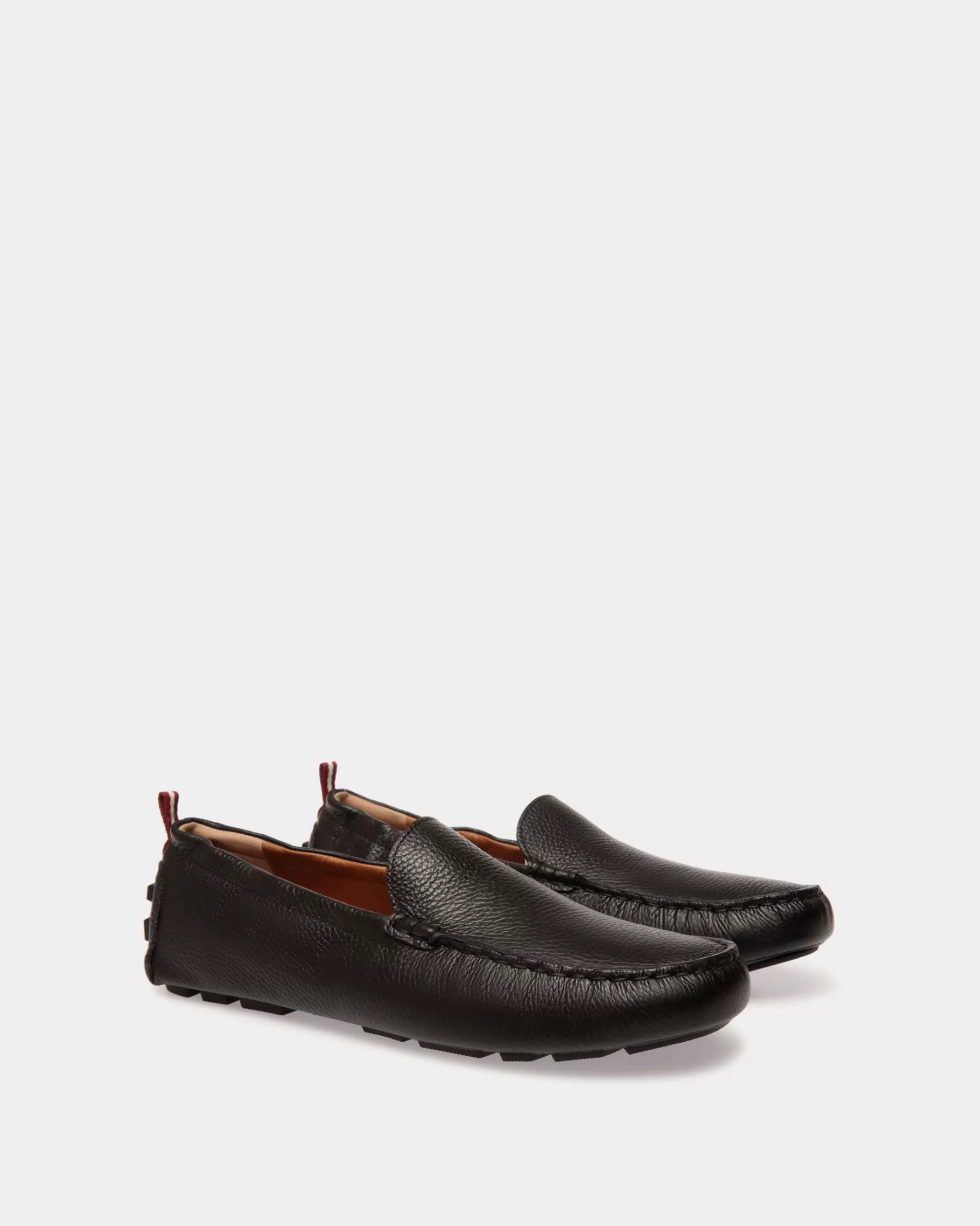 Drivers<Bally Kerbs Driver in Grained Leather Black