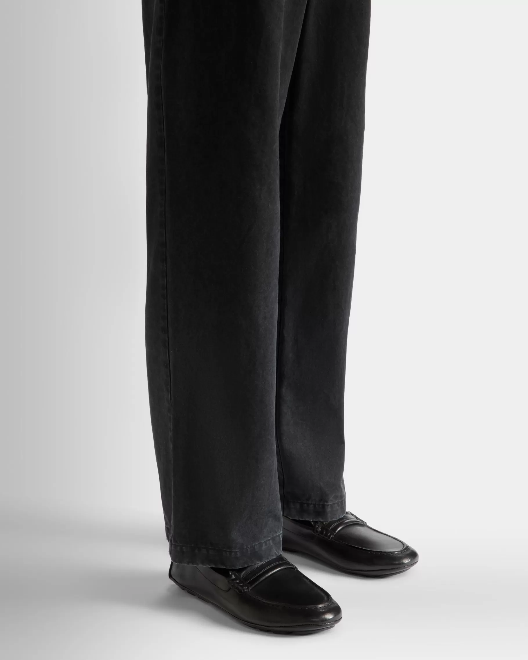 Drivers<Bally Kerbs Driver in Leather Black