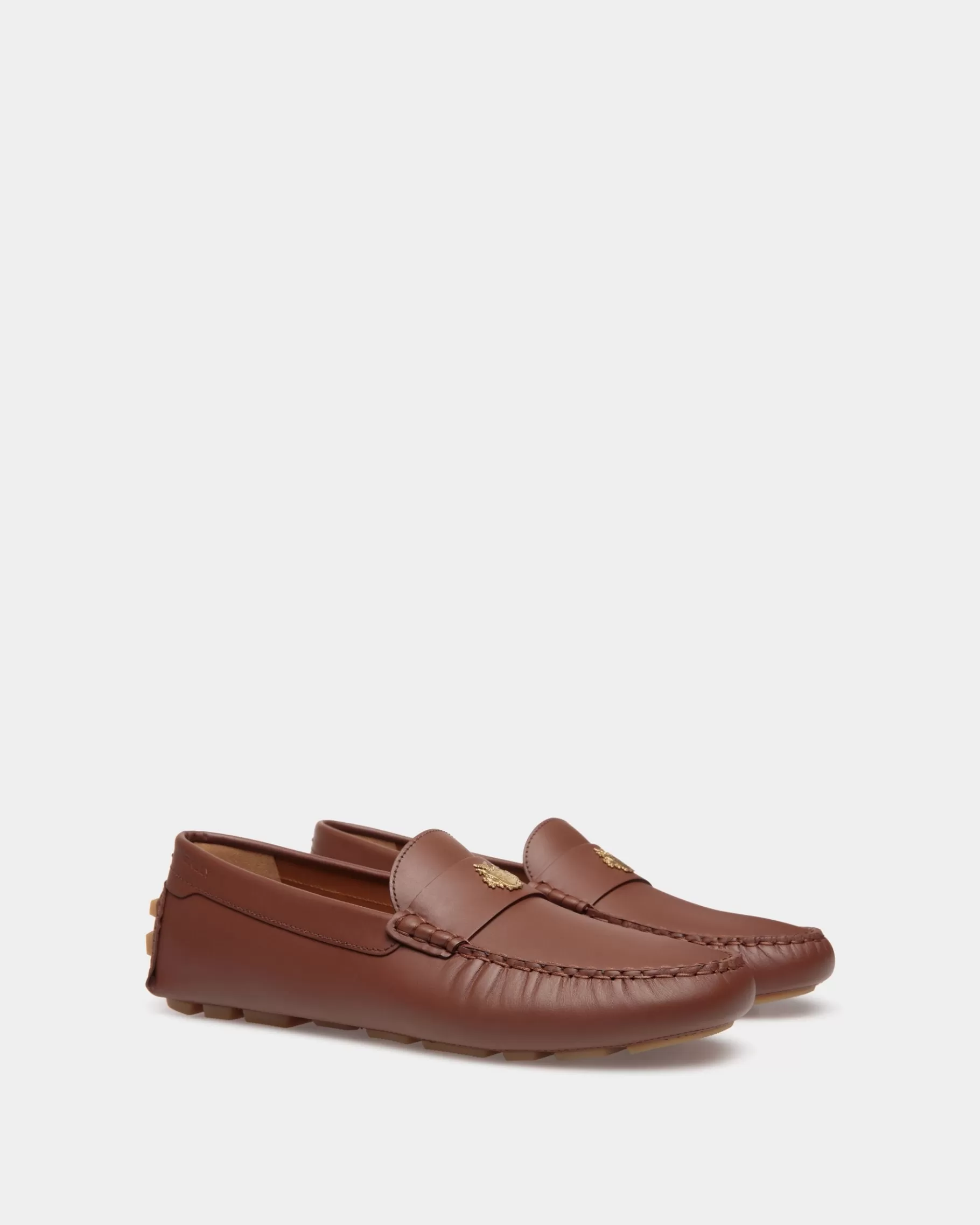 Drivers<Bally Kerbs Driver In Leather Brown
