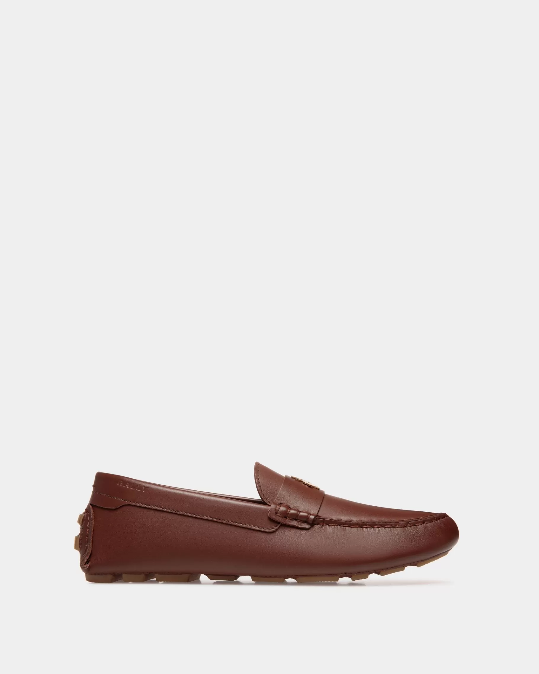 Flats & Moccasins<Bally Kerbs Driver In Leather Brown