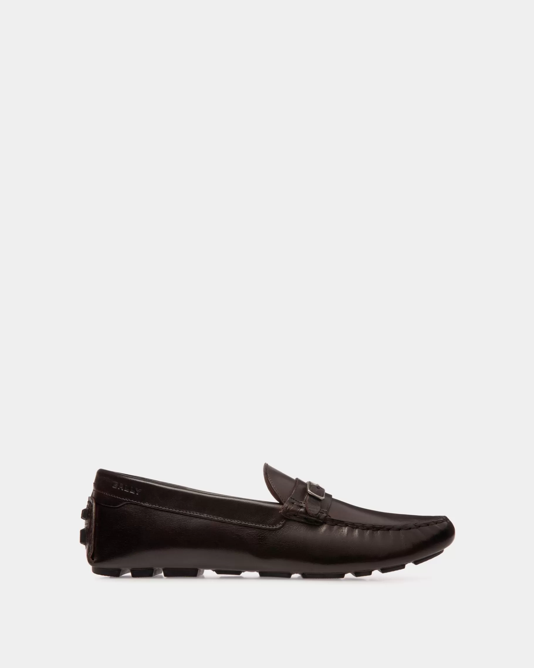Drivers<Bally Kerbs Driver in Ebano Leather Brown