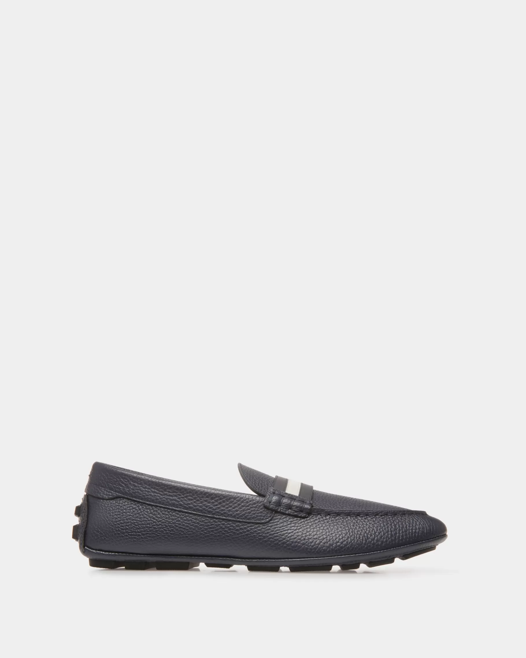 Drivers<Bally Kerbs Drivers In Midnight Leather Blue