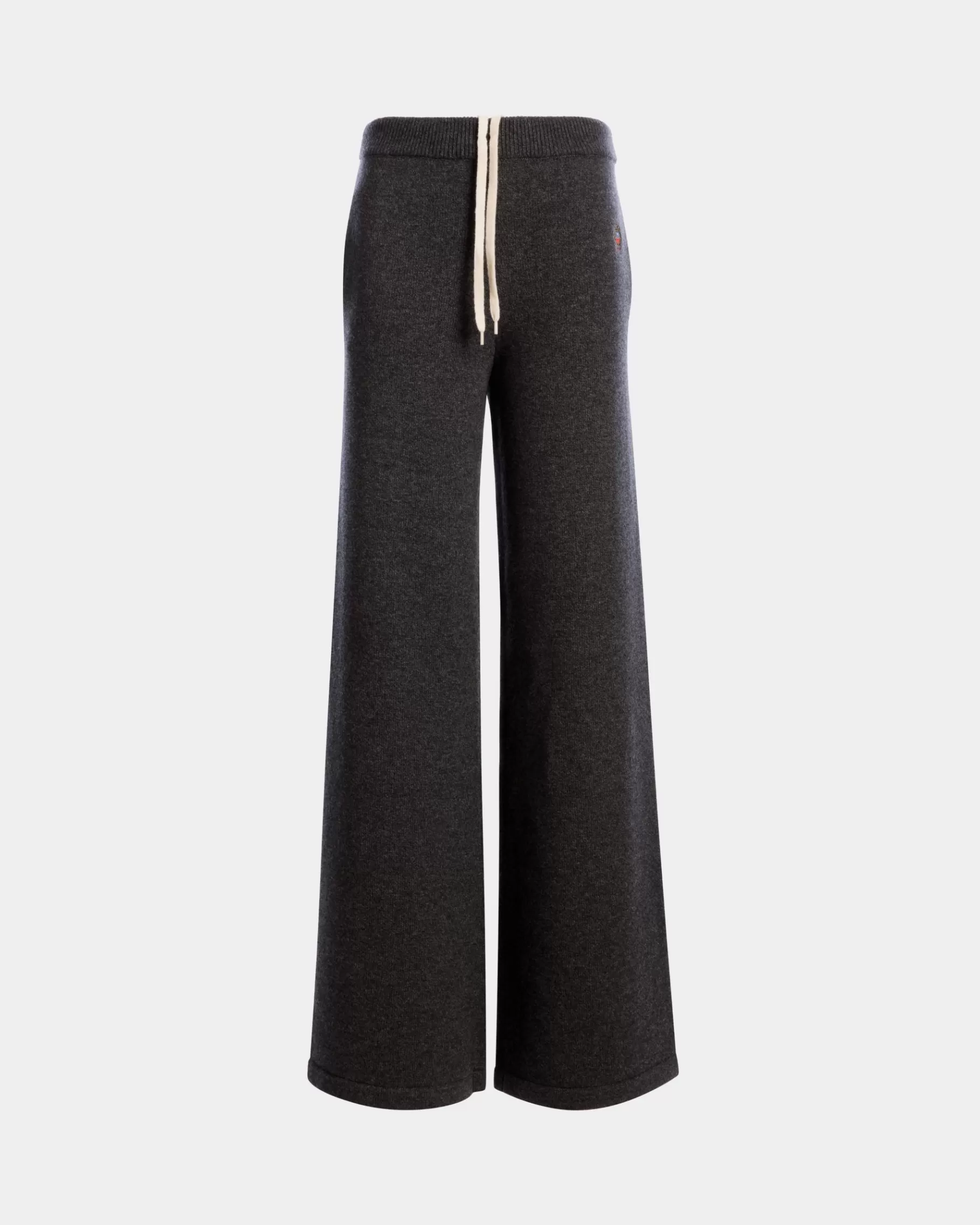 Pants | Knitwear<Bally Knit Pants In Dark Wool And Cashmere Grey