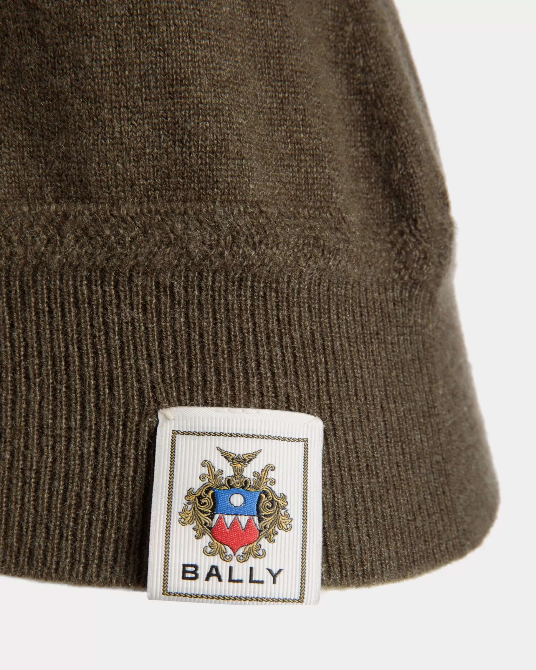 Shirts & T-shirts | Knitwear<Bally Knit Polo In Military Cashmere Green