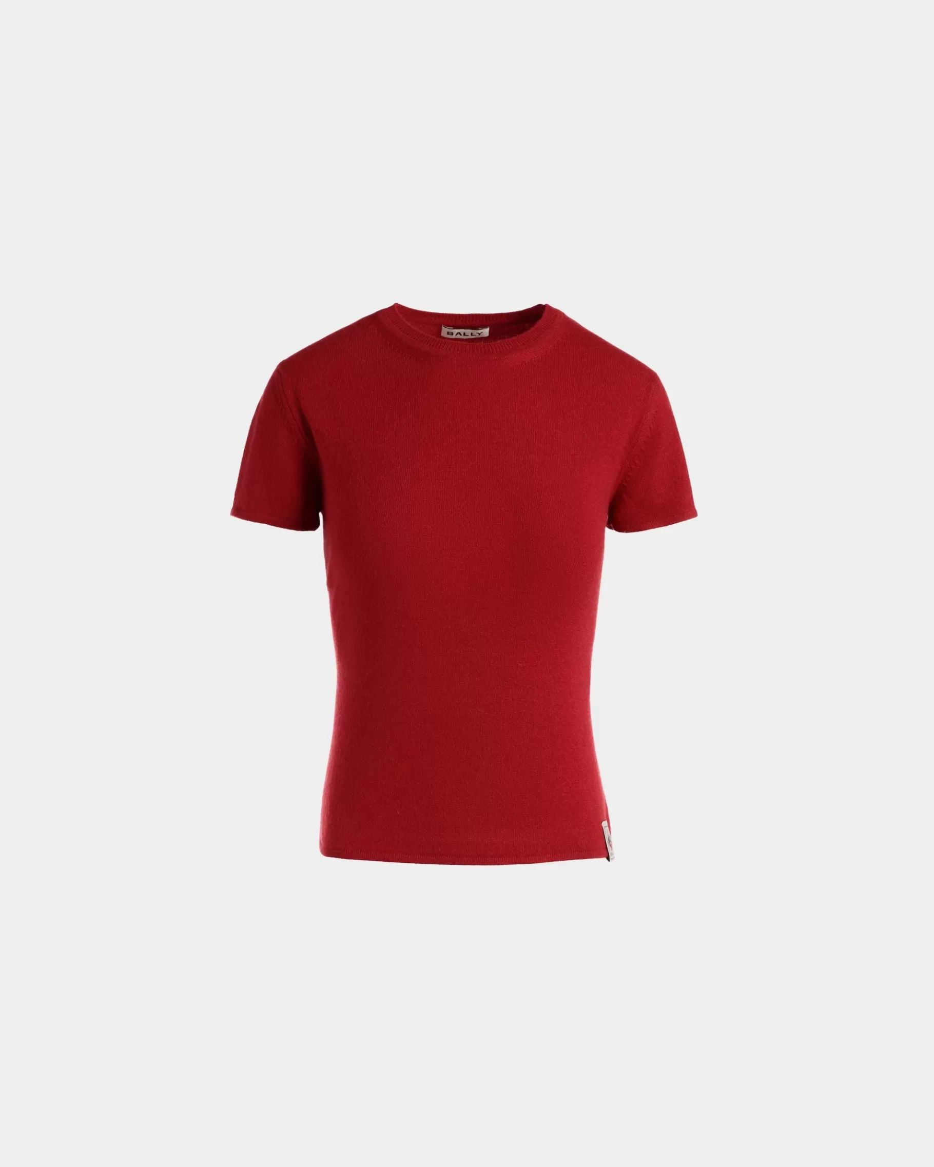 Shirts & T-shirts | Knitwear<Bally Knit Top In Candy Cashmere Red
