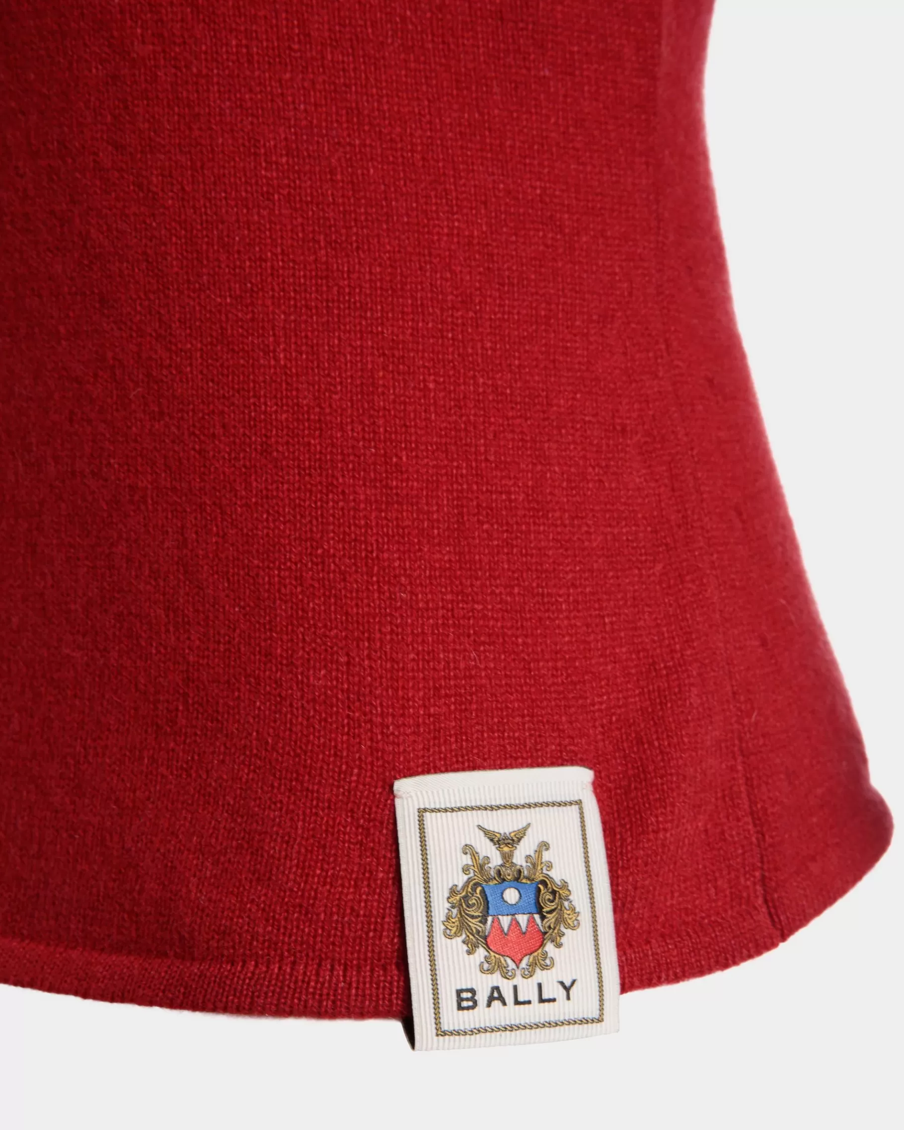 Shirts & T-shirts | Knitwear<Bally Knit Top In Candy Cashmere Red