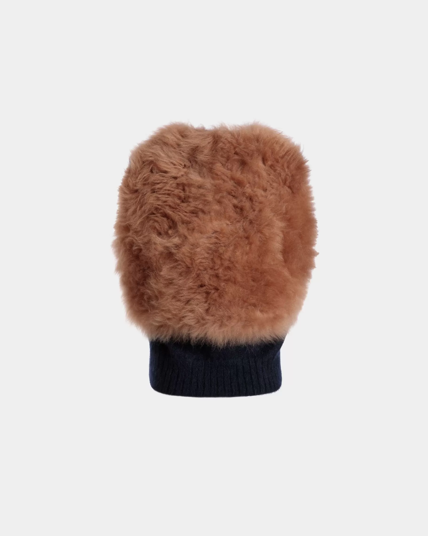 Shirts & T-shirts | Knitwear<Bally Knit Vest In Navy And Praline Beige Mohair And Silk Blue
