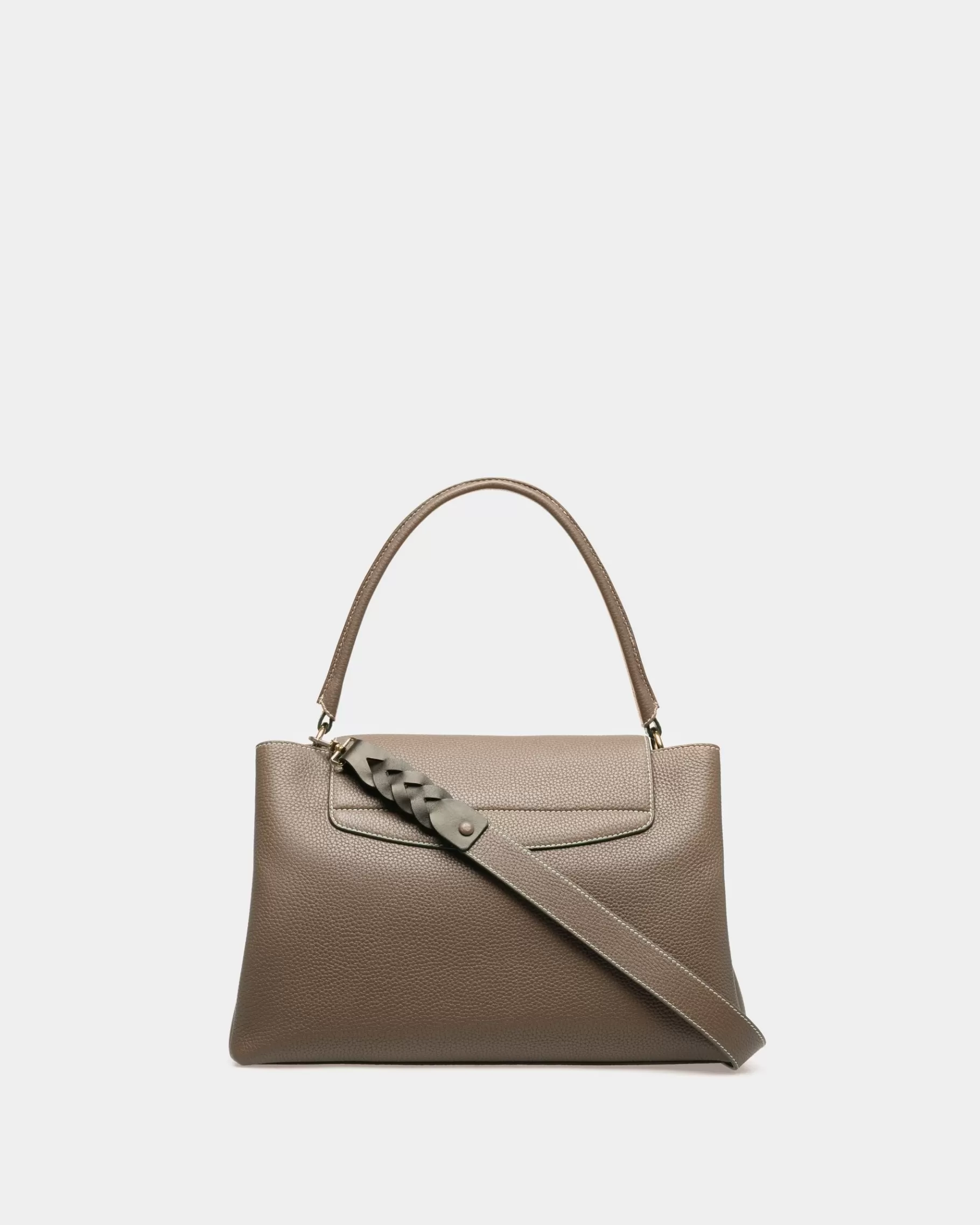 Top Handle Bags<Bally Layka Leather Top Handle Bag In Light Brown Beige