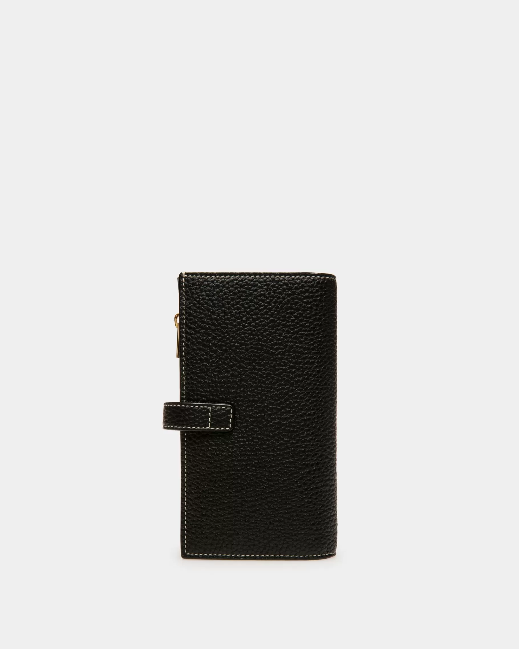 Wallets & Card Holders<Bally Lock Me French Wallet In Leather Black