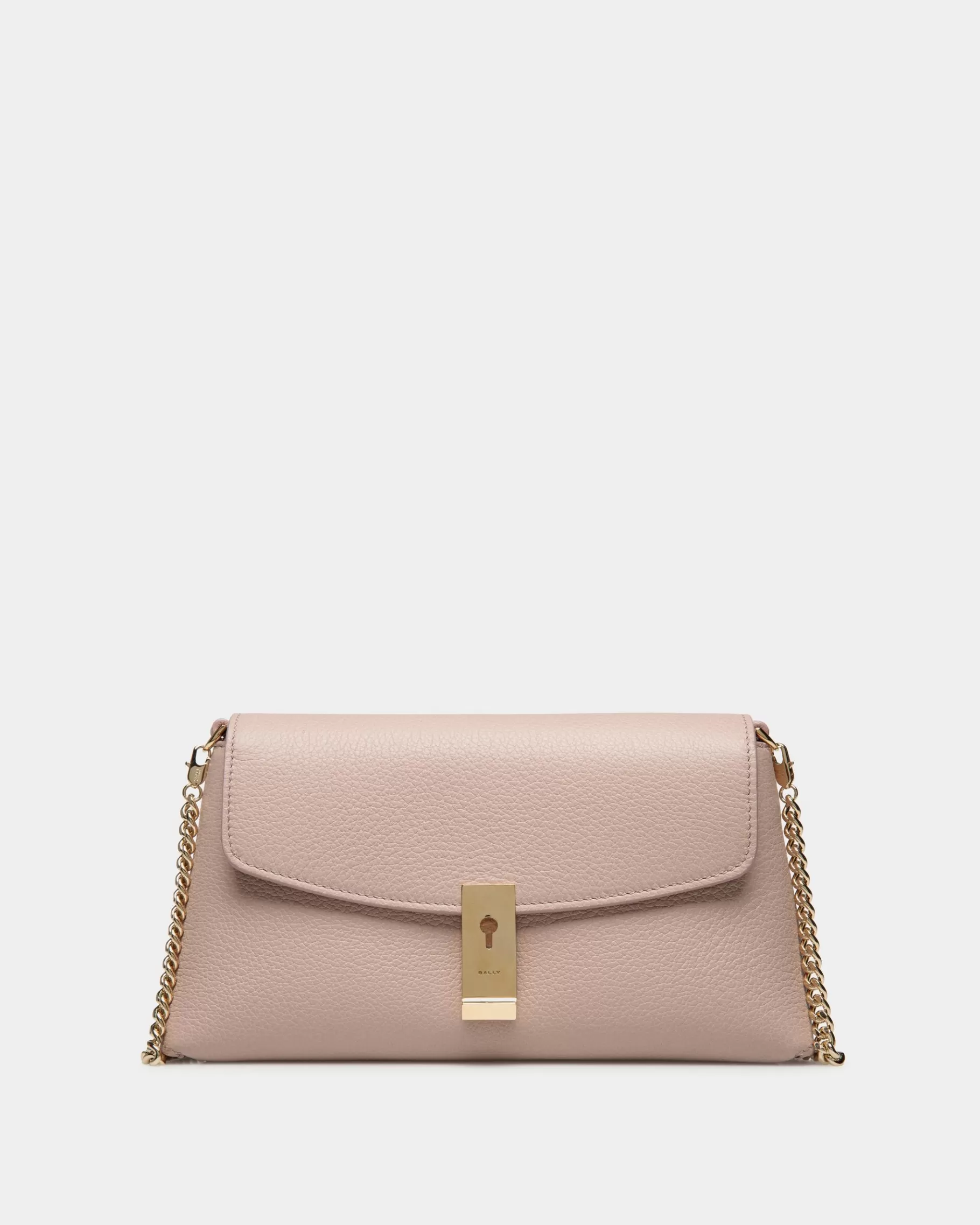 Small Accessories | Mini & Belt Bags<Bally Lock Me Multifunctional Minibag In Light Grained Leather Beige