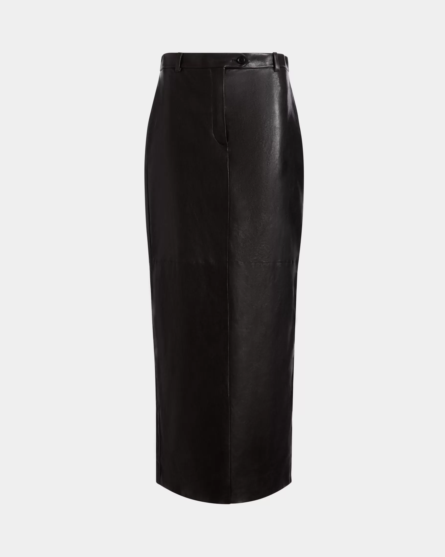 Dresses & Skirts | Leather<Bally Long Skirt In Leather Black