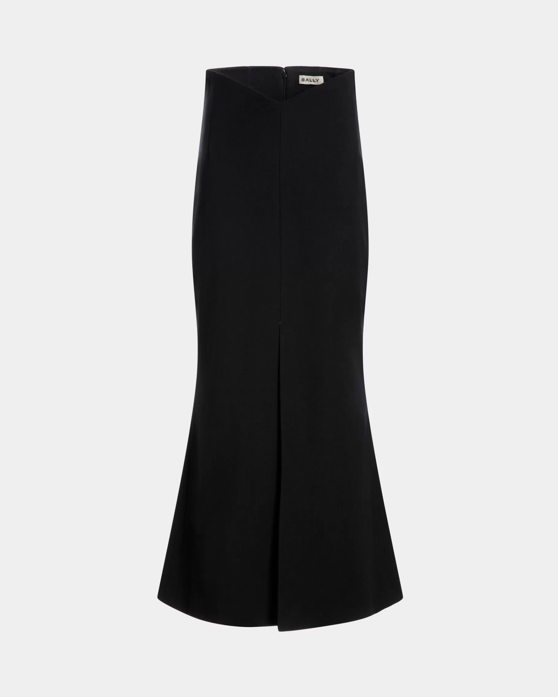 Dresses & Skirts<Bally Long Skirt In Wool Blend Black